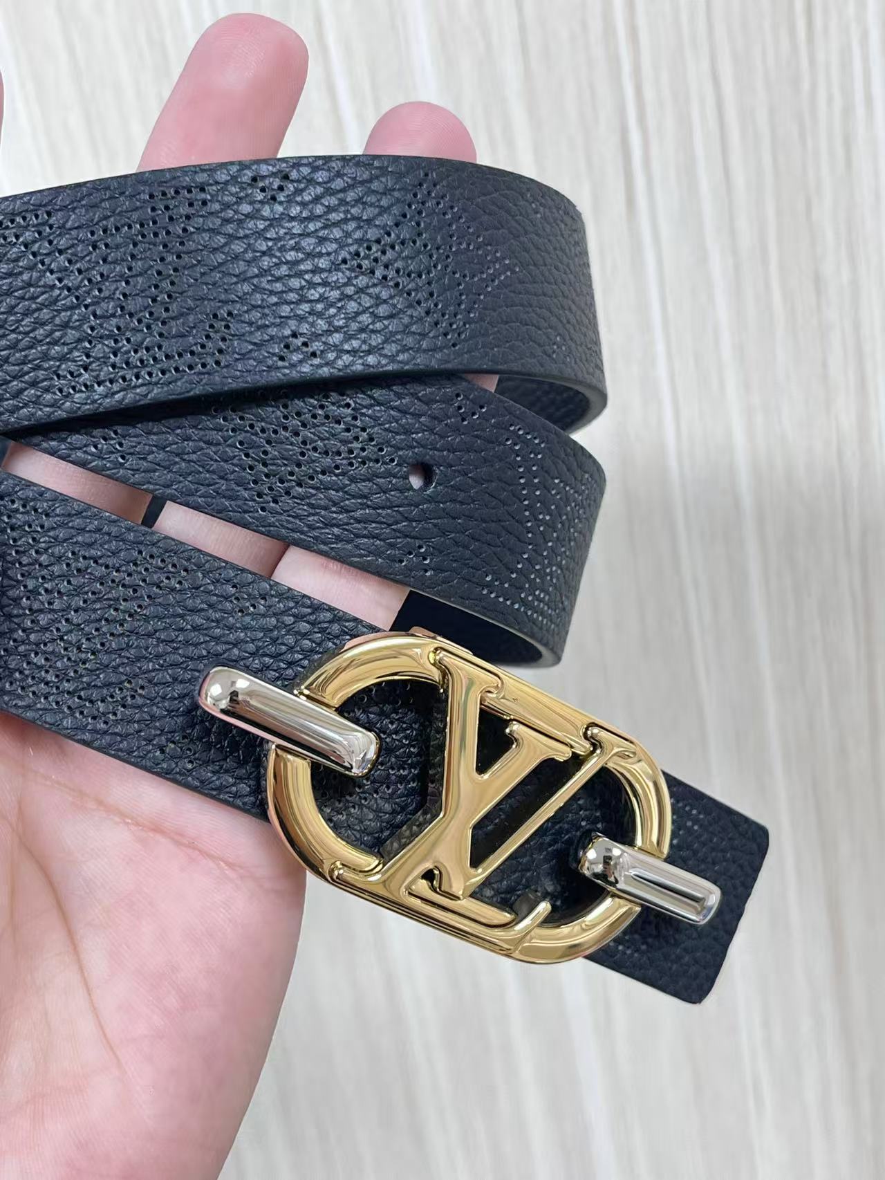 Female Basic Belt Cow Leather Black