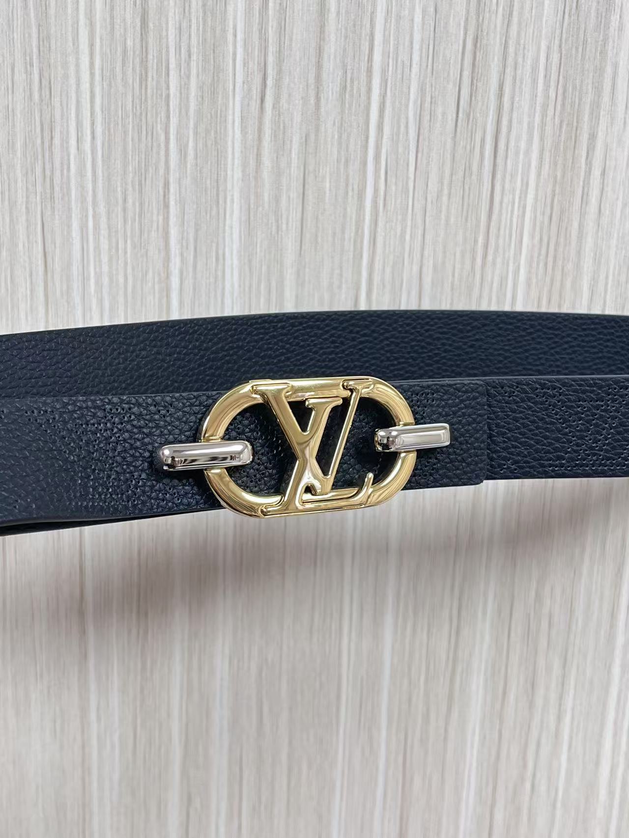 Female Basic Belt Cow Leather Black