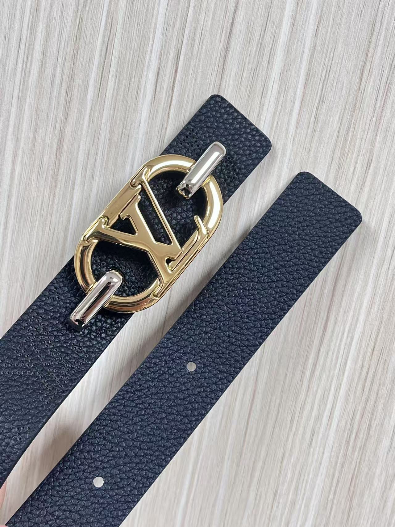 Female Basic Belt Cow Leather Black