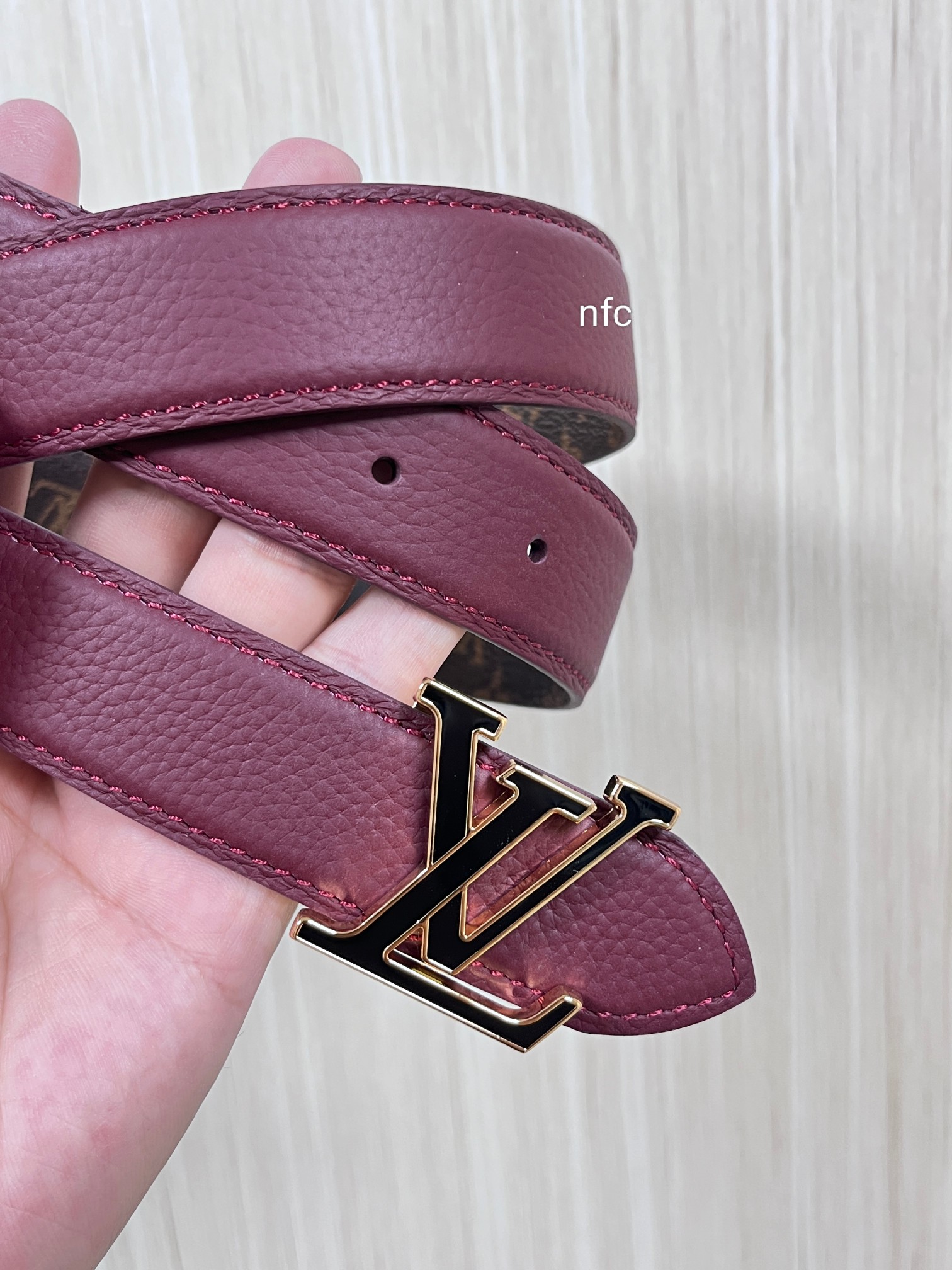 Louis Vuitton Female Basic Belt Canvas Black M-l