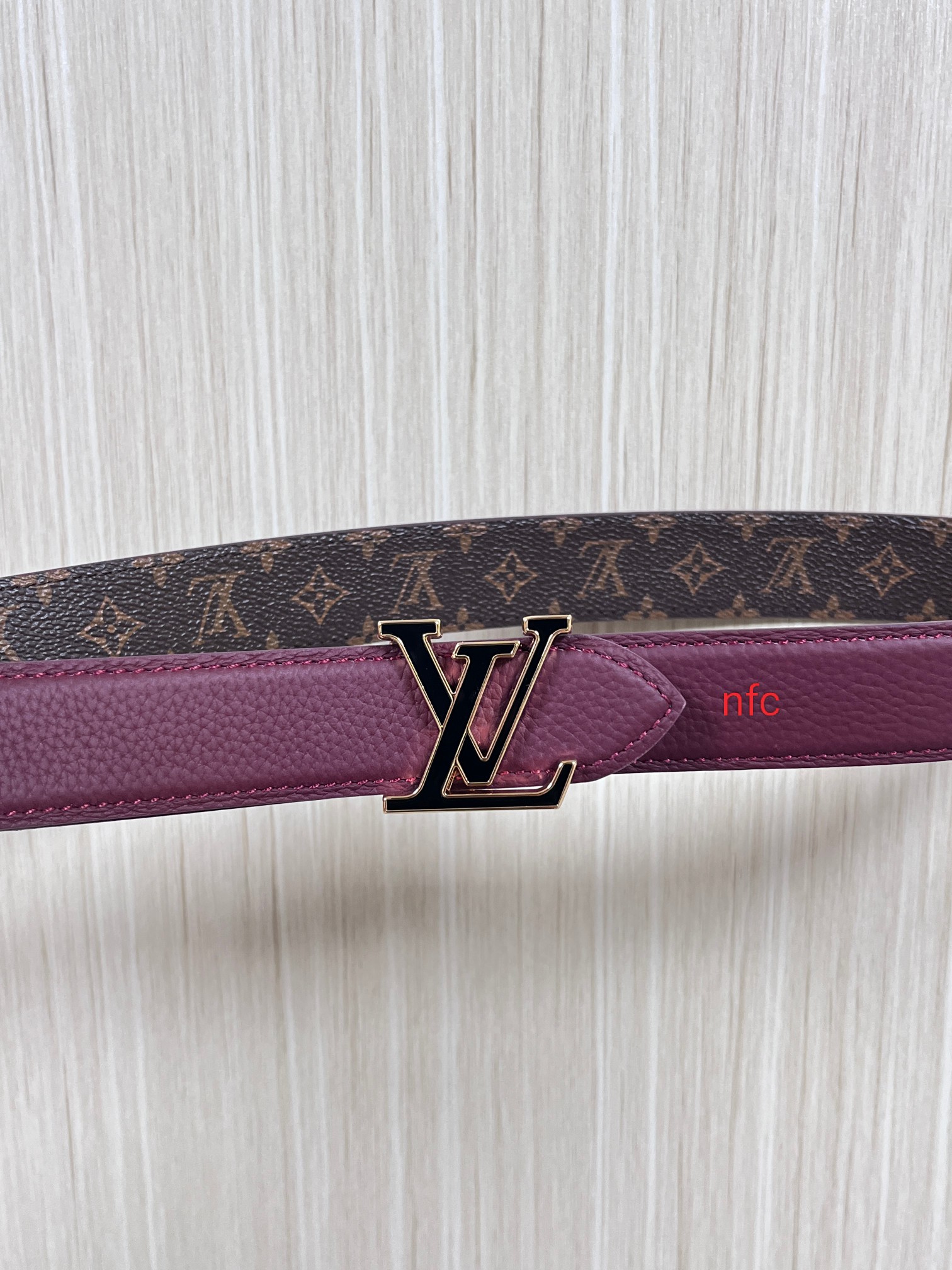 Louis Vuitton Female Basic Belt Canvas Black M-l