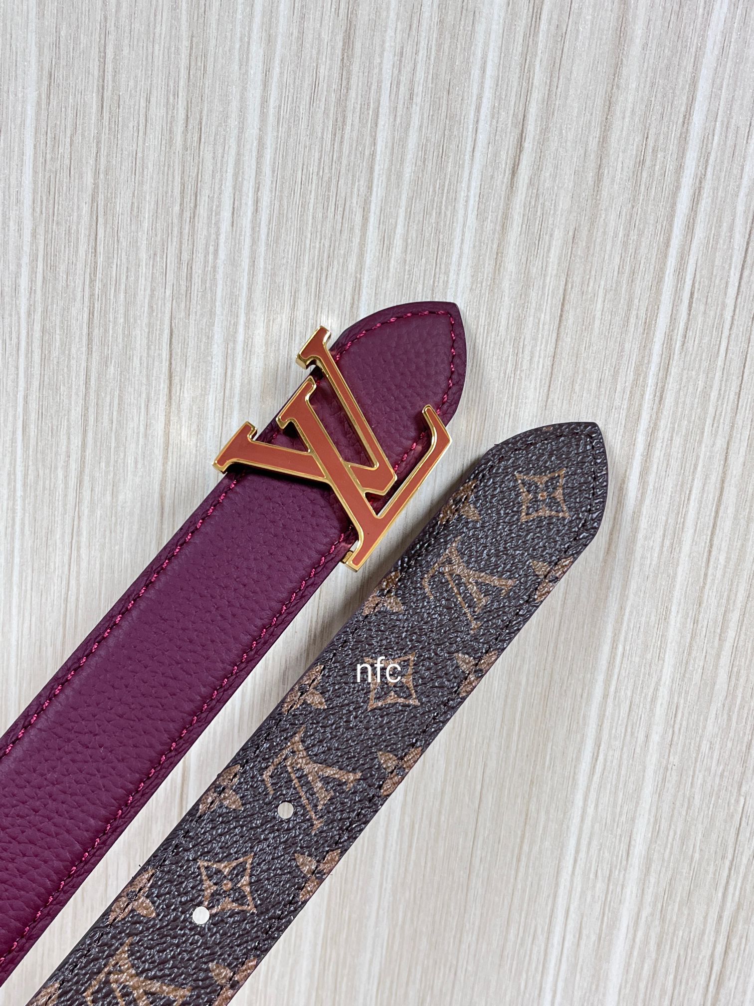 Louis Vuitton Female Basic Belt Canvas Coffee M-l