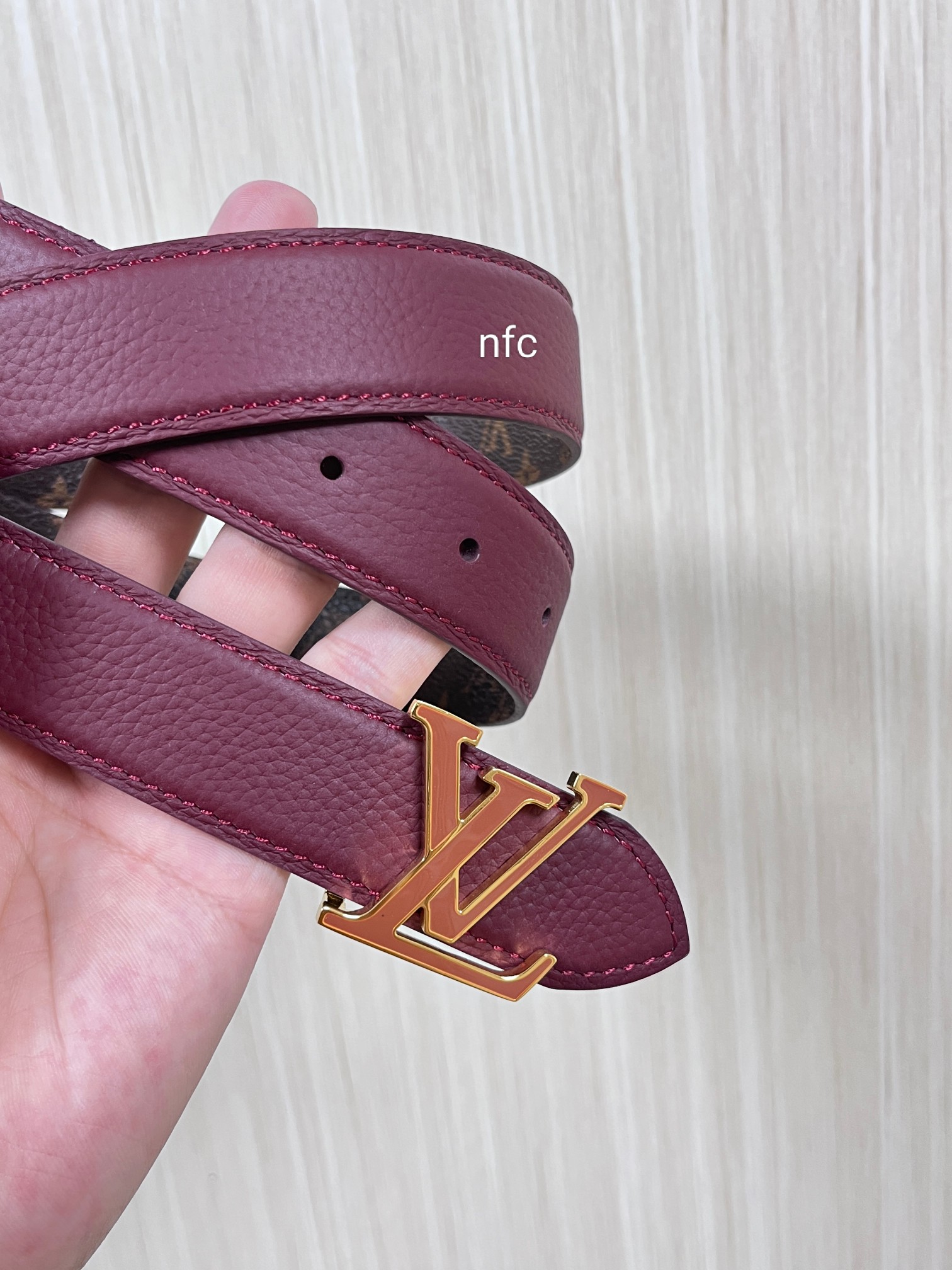 Louis Vuitton Female Basic Belt Canvas Coffee M-l