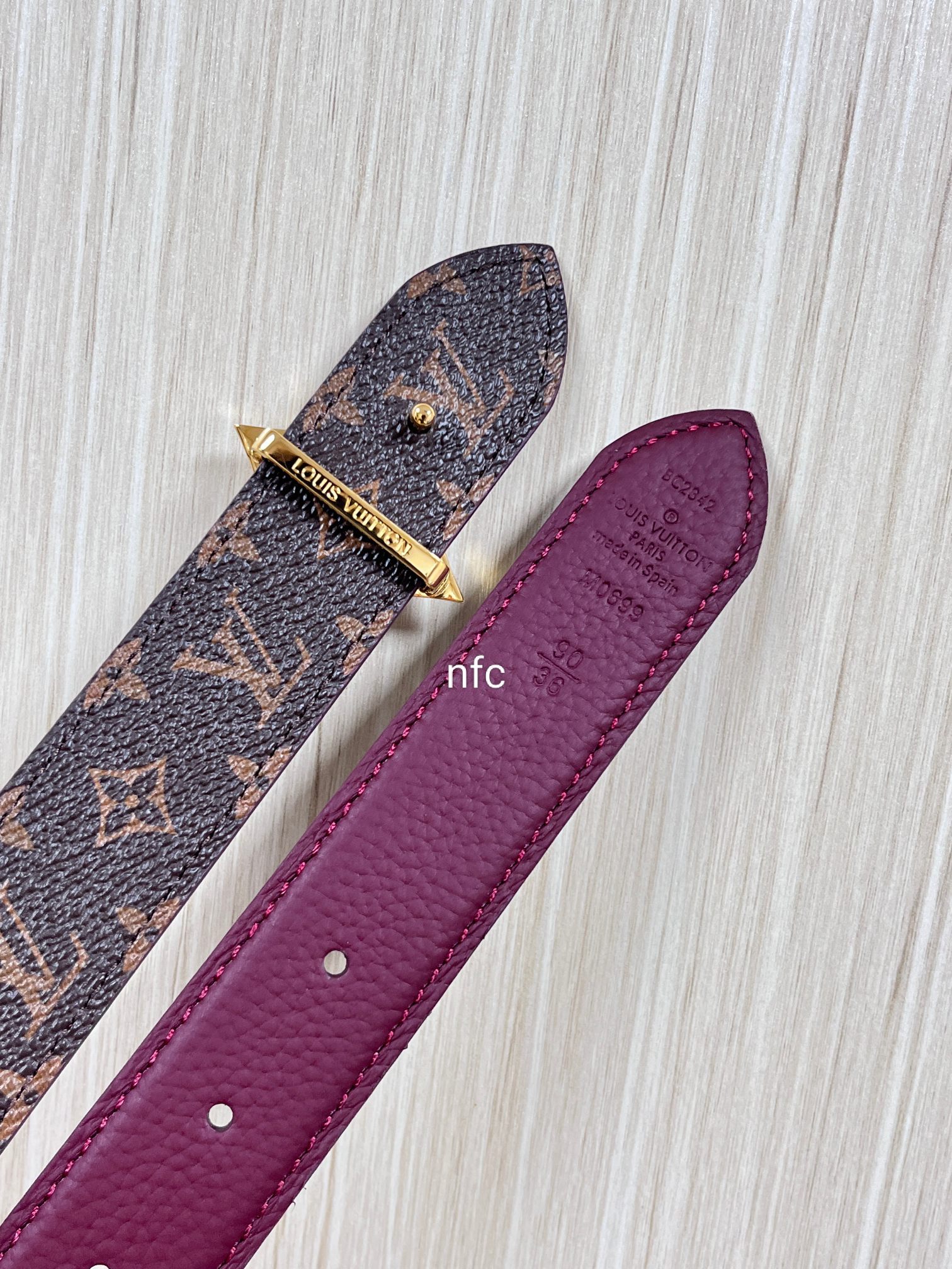 Louis Vuitton Female Basic Belt Canvas M-l