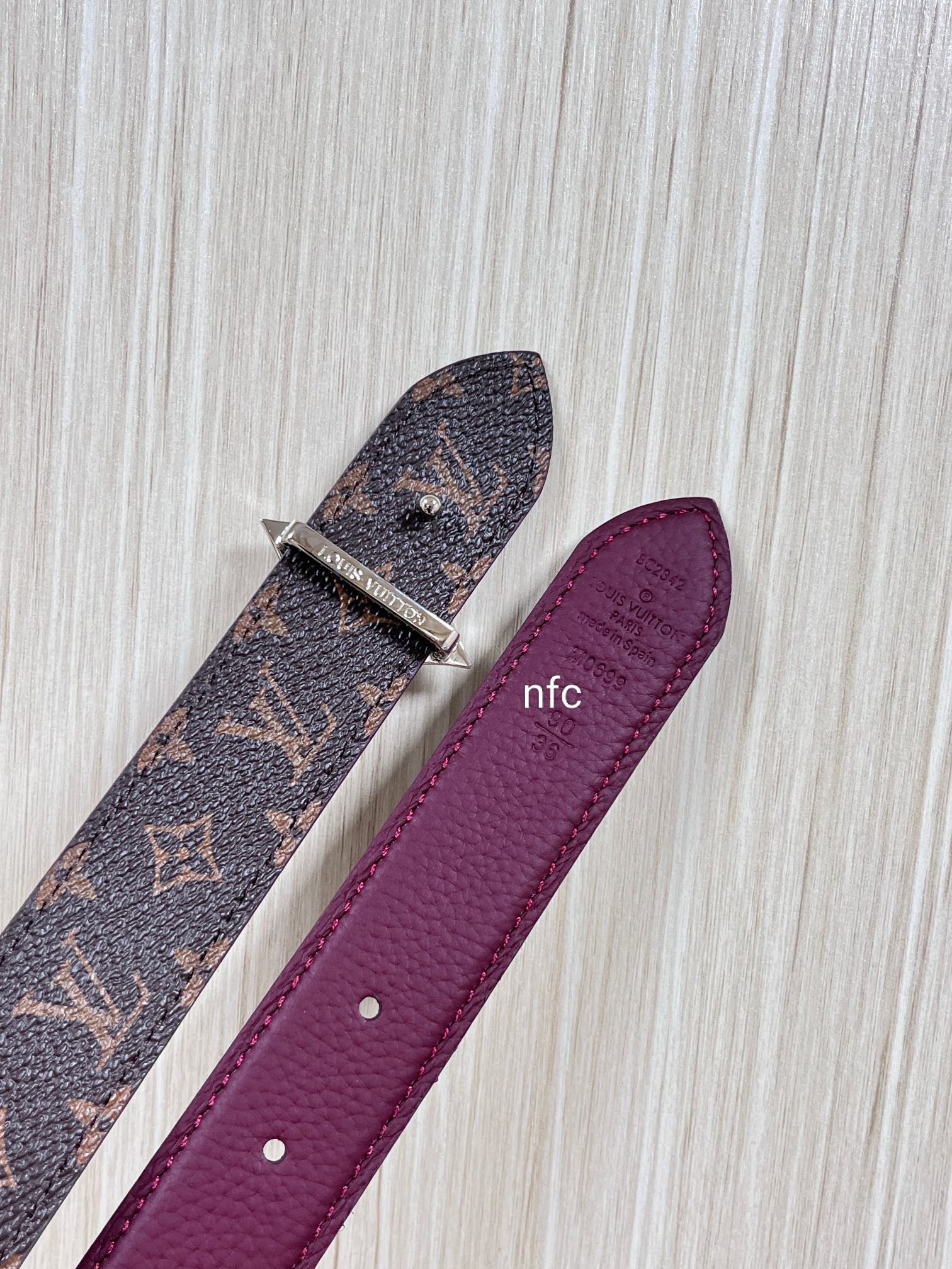 Louis Vuitton Female Basic Belt Canvas M-l
