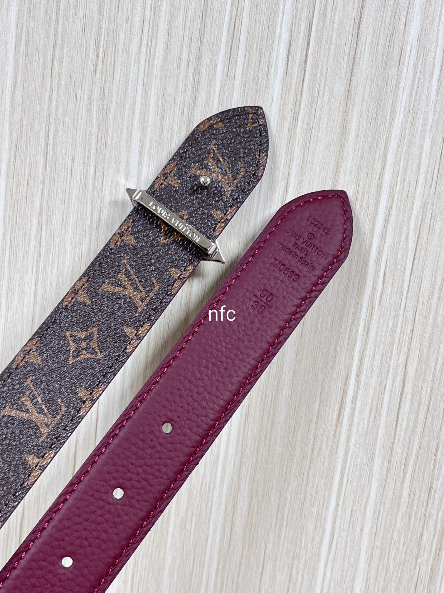 Louis Vuitton Female Basic Belt Canvas M-l