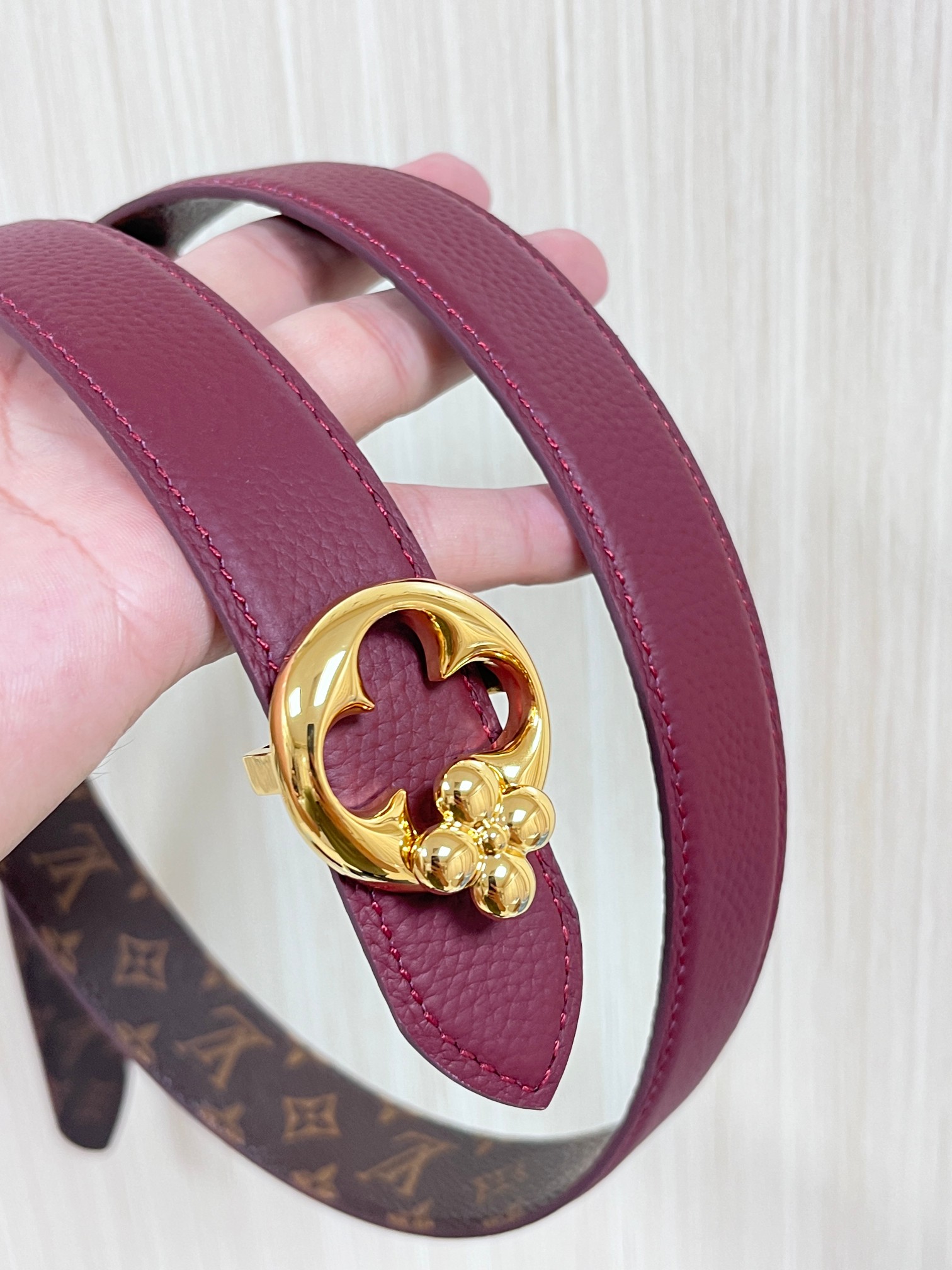 Louis Vuitton Female Basic Belt Canvas M-l