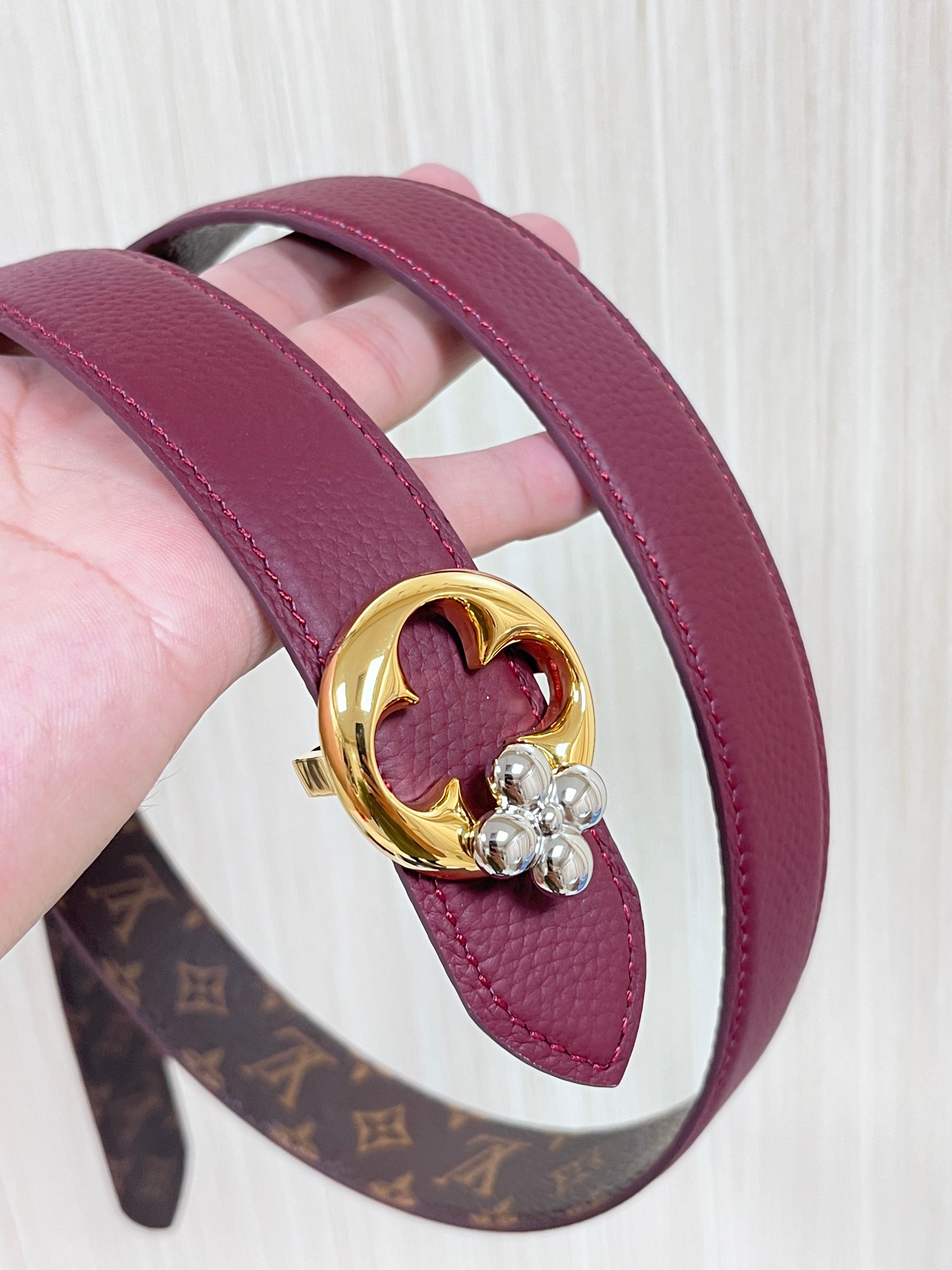 Louis Vuitton Female Basic Belt Canvas M-l