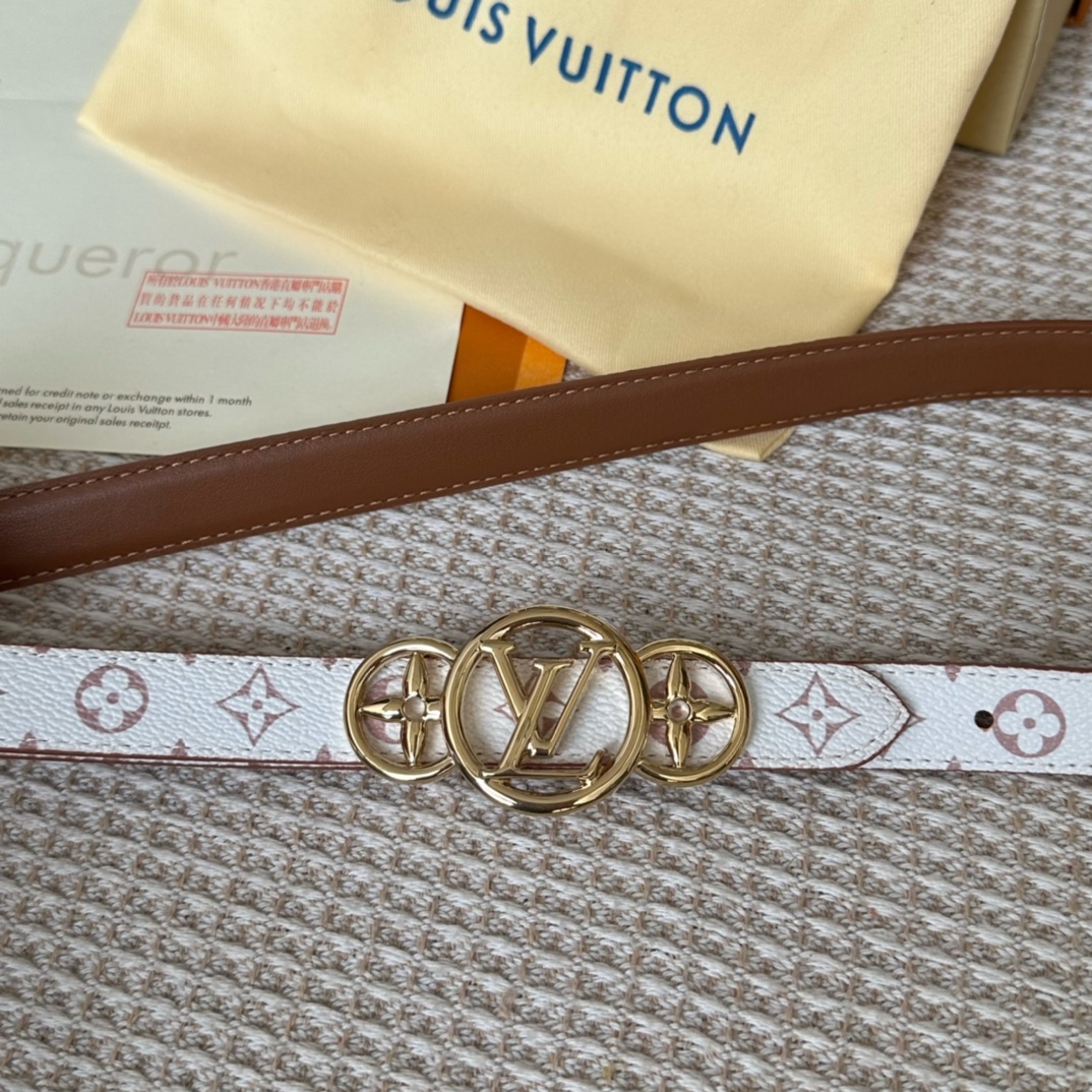 Louis Vuitton Female Basic Belt Cow Leather 20mm-s-l
