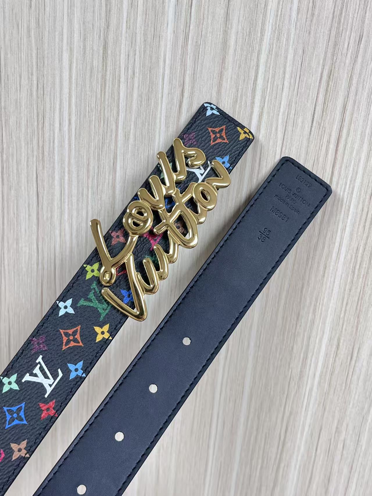 Louis Vuitton Female Basic Belt Cow Leather M