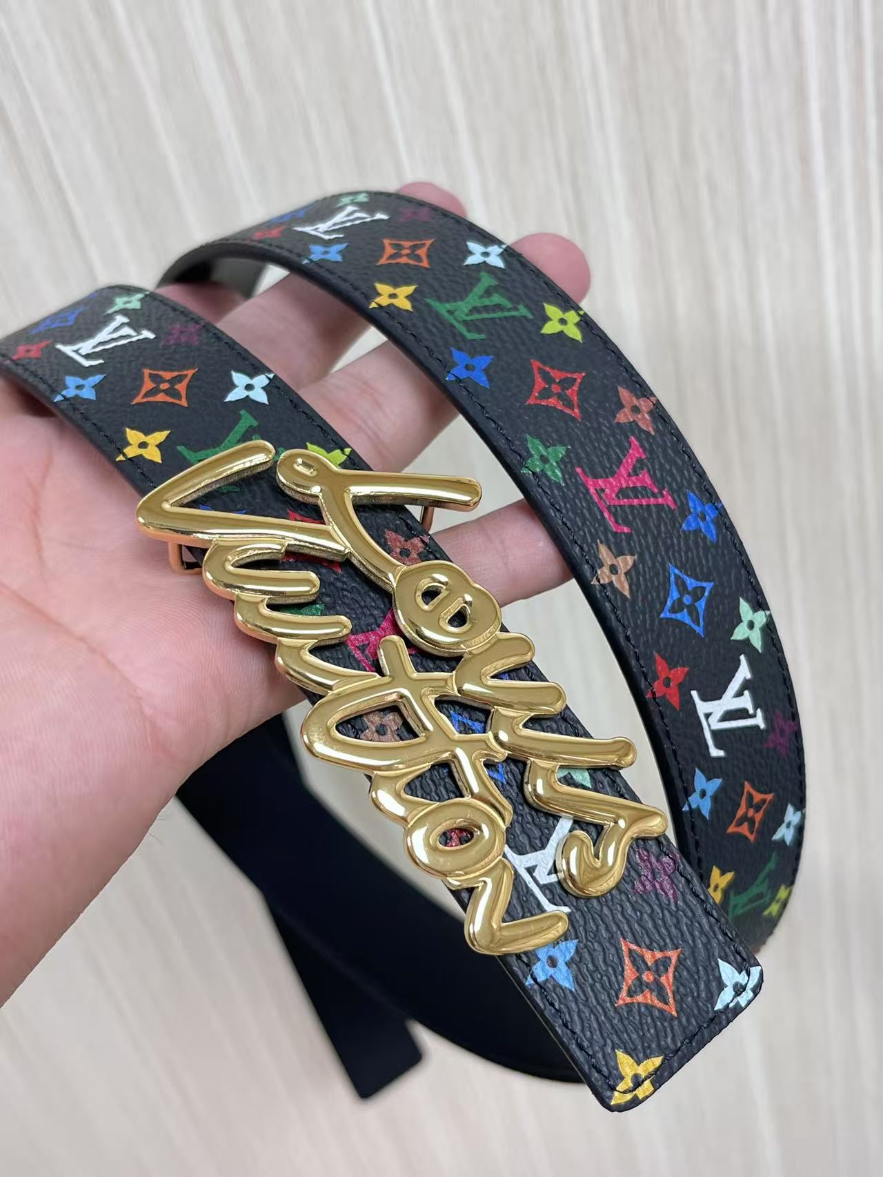 Louis Vuitton Female Basic Belt Cow Leather M