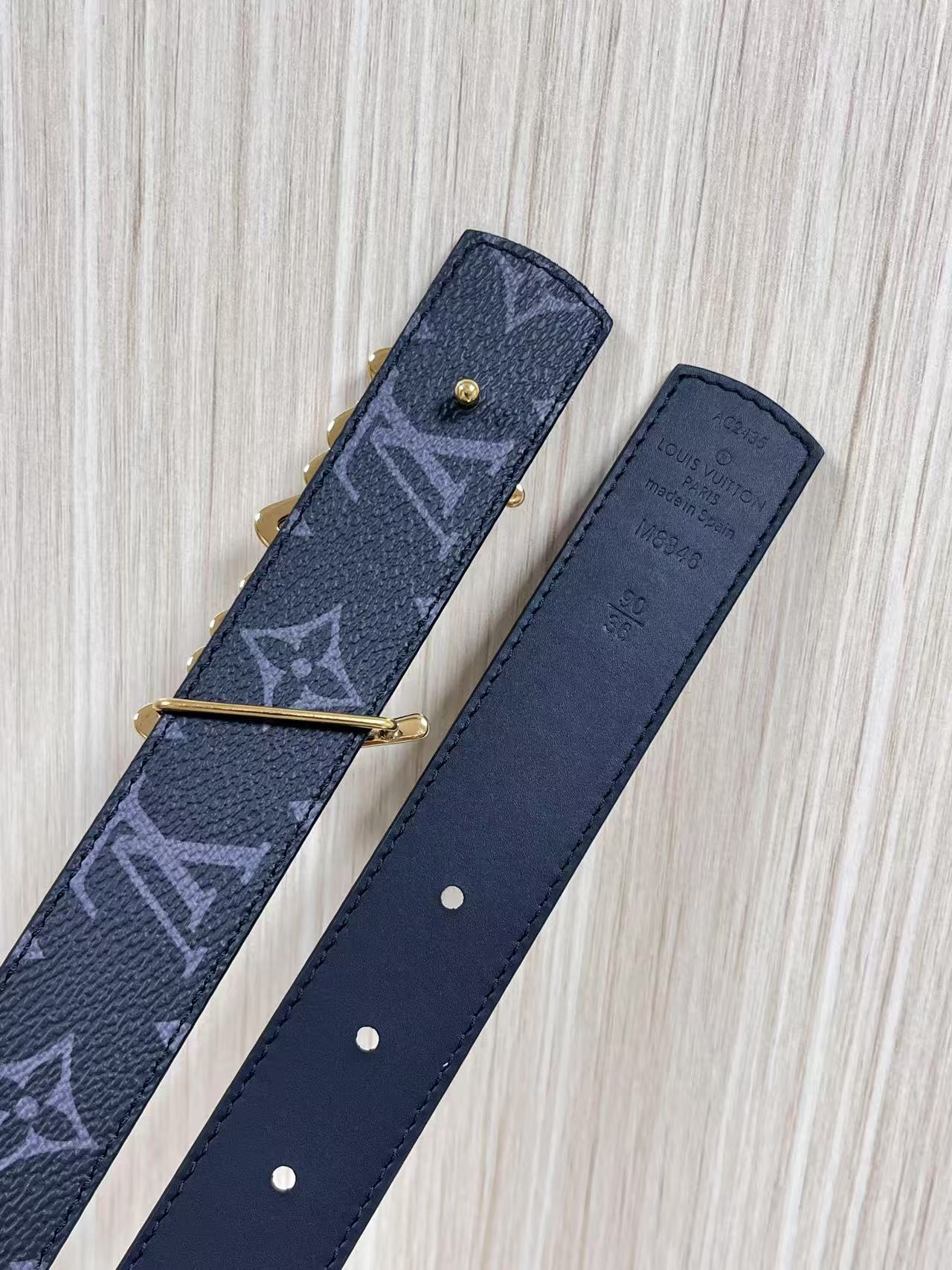 Louis Vuitton Female Basic Belt Cow Leather M