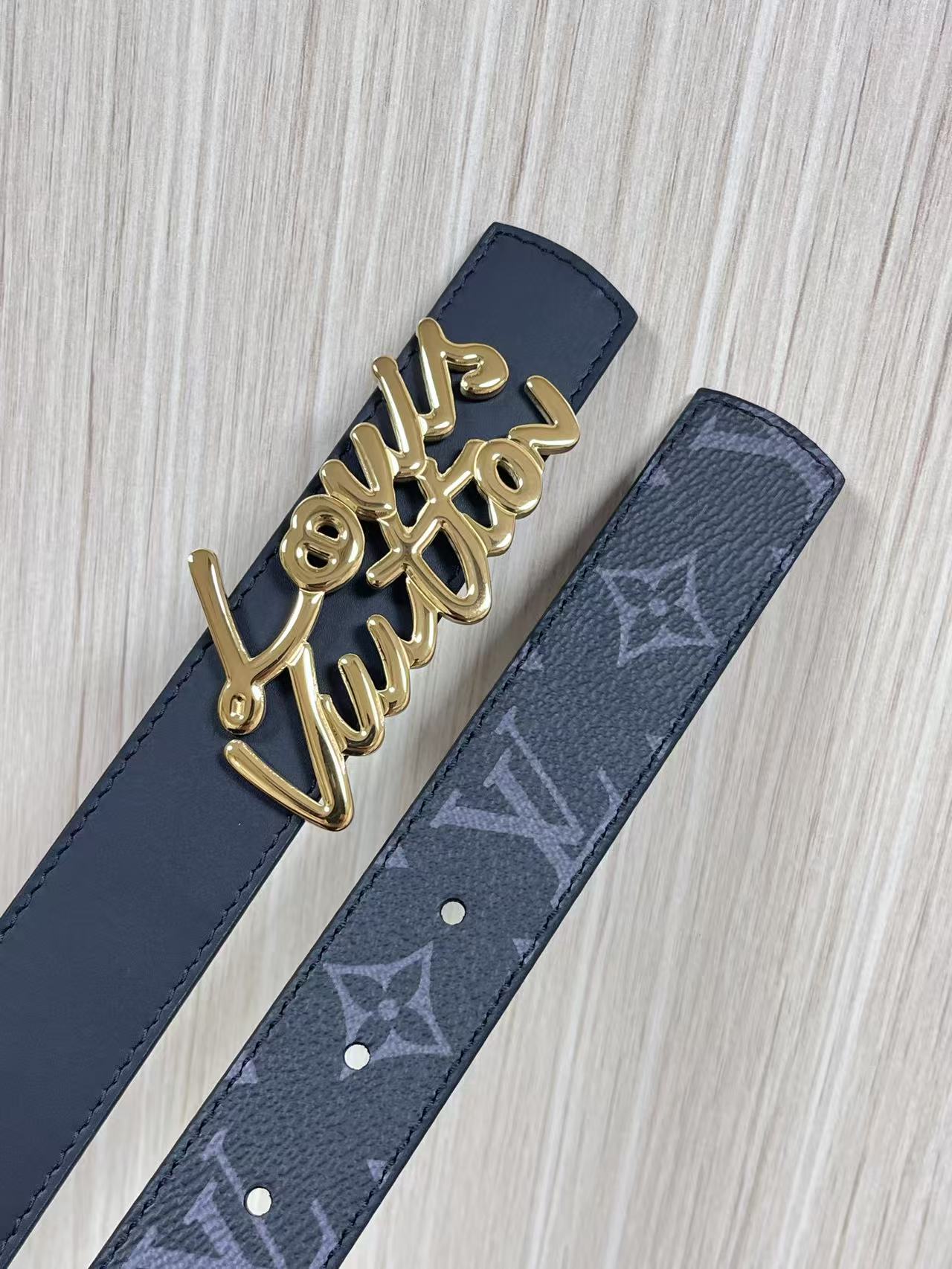 Louis Vuitton Female Basic Belt Cow Leather M