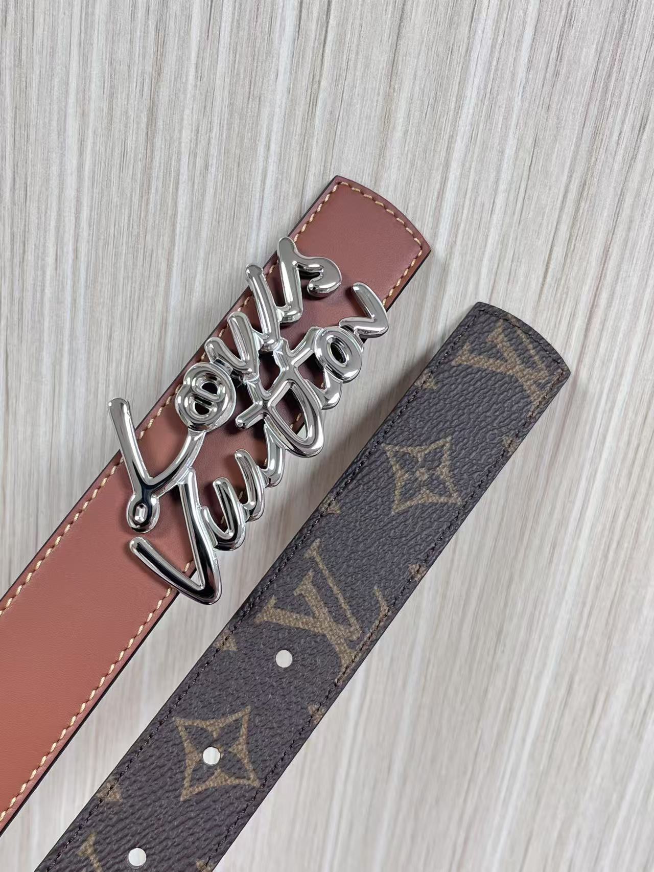 Louis Vuitton Female Basic Belt Cow Leather M
