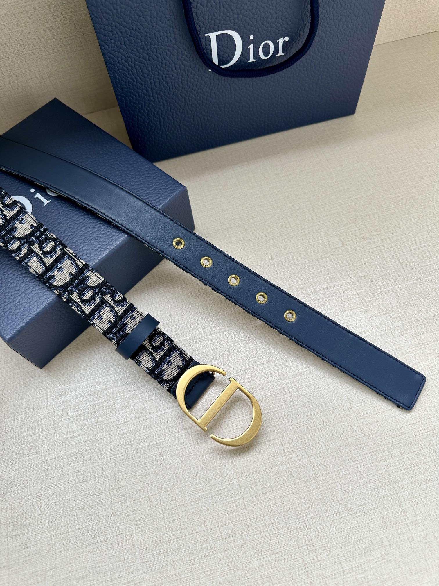 Dior Female Basic Belt Gold S-m-l