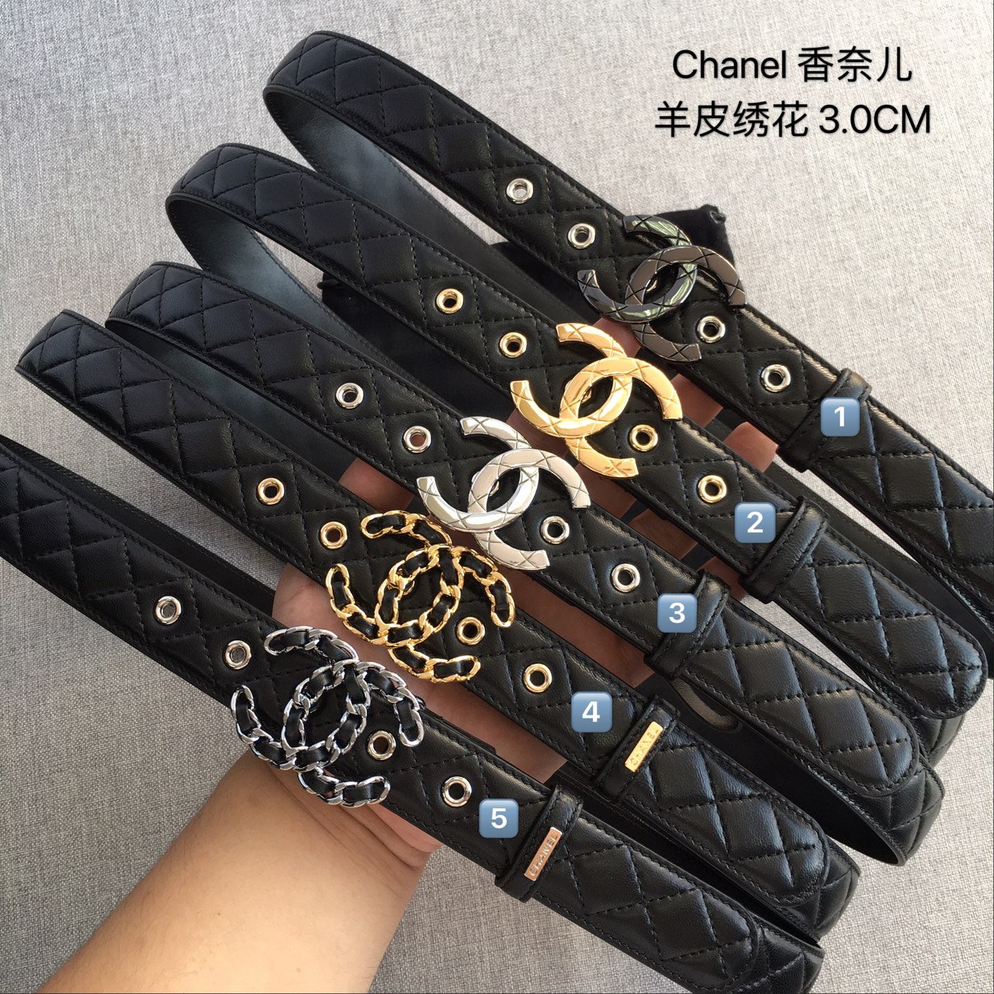 Chanel Female Basic Belt M