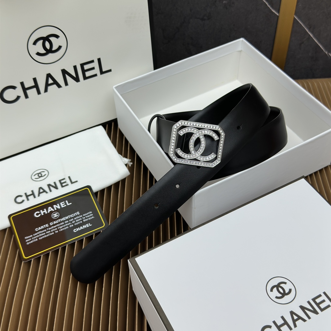 Chanel Female Basic Belt Cow Leather L