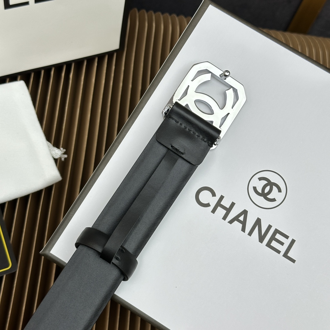 Chanel Female Basic Belt Cow Leather L