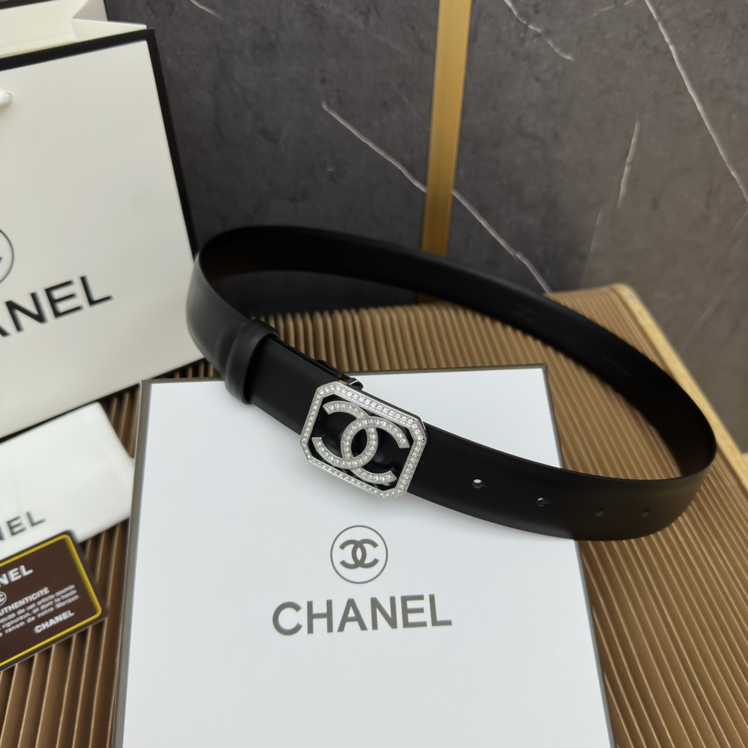 Chanel Female Basic Belt Cow Leather L
