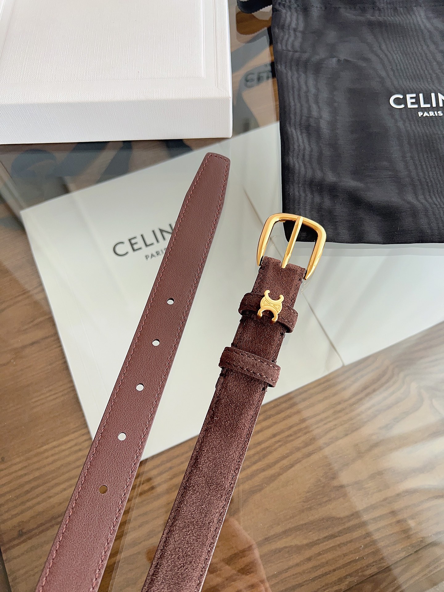 Celine Female Basic Belt Cow Leather M-l