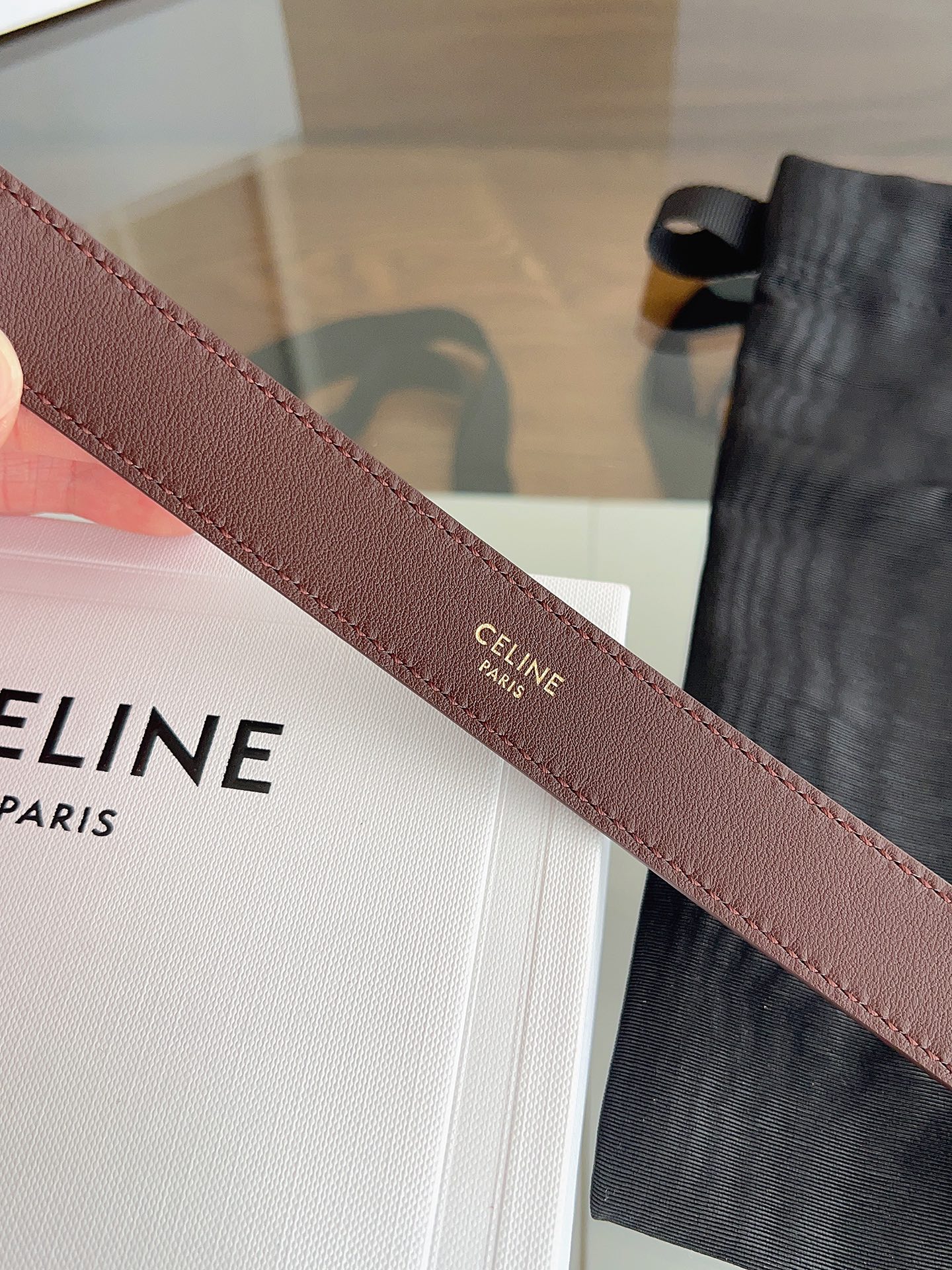 Celine Female Basic Belt Cow Leather M-l