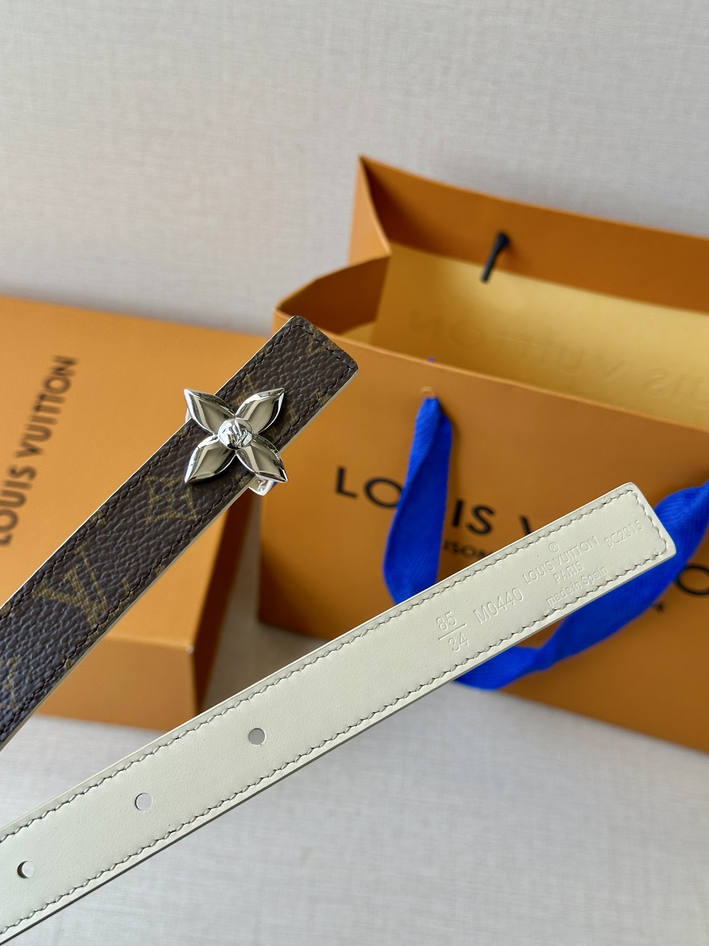 Louis Vuitton Female Basic Belt Cow Leather S-m-l