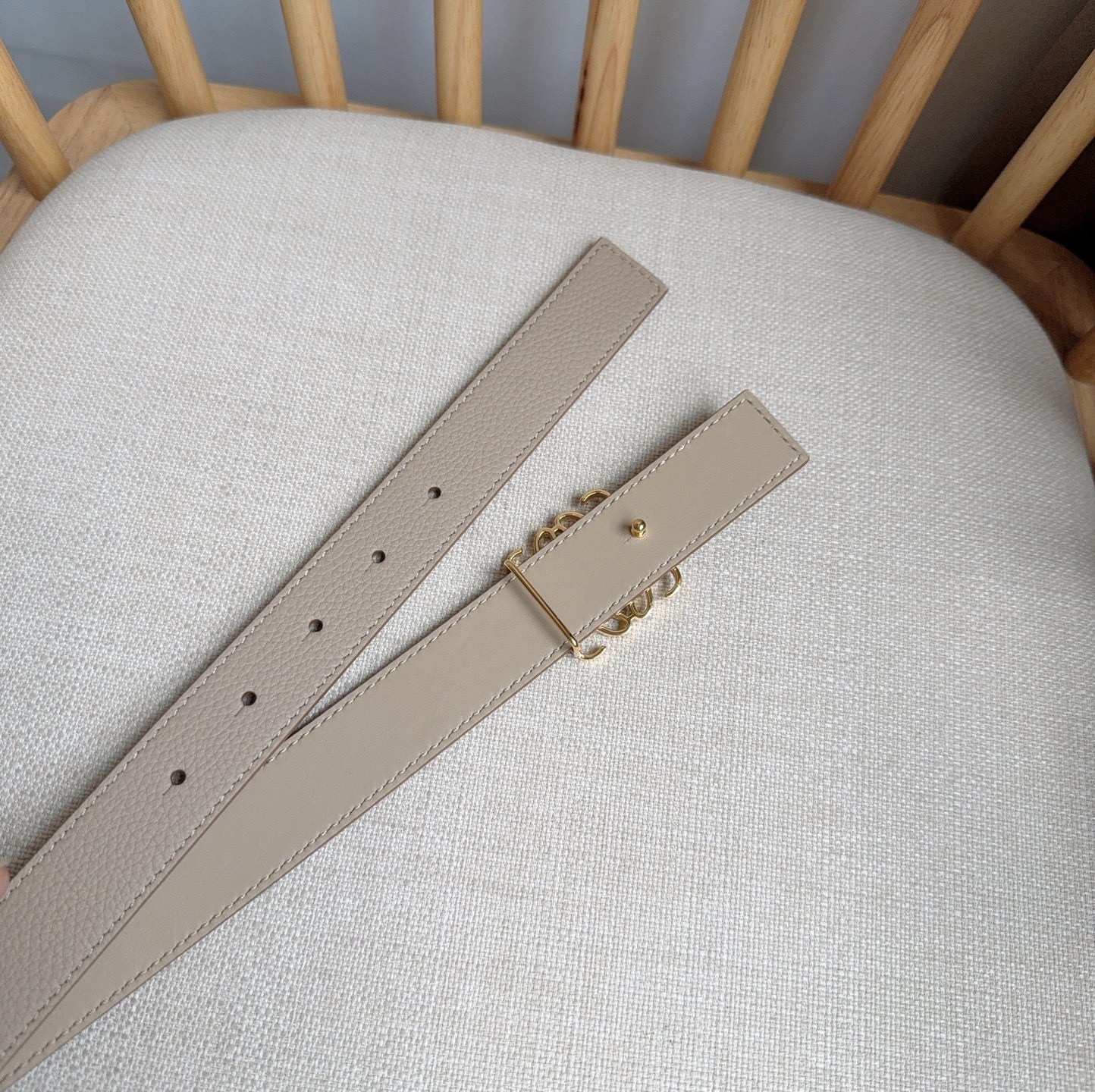 Loewe Female Pin Buckle Belt Cow Leather M-l