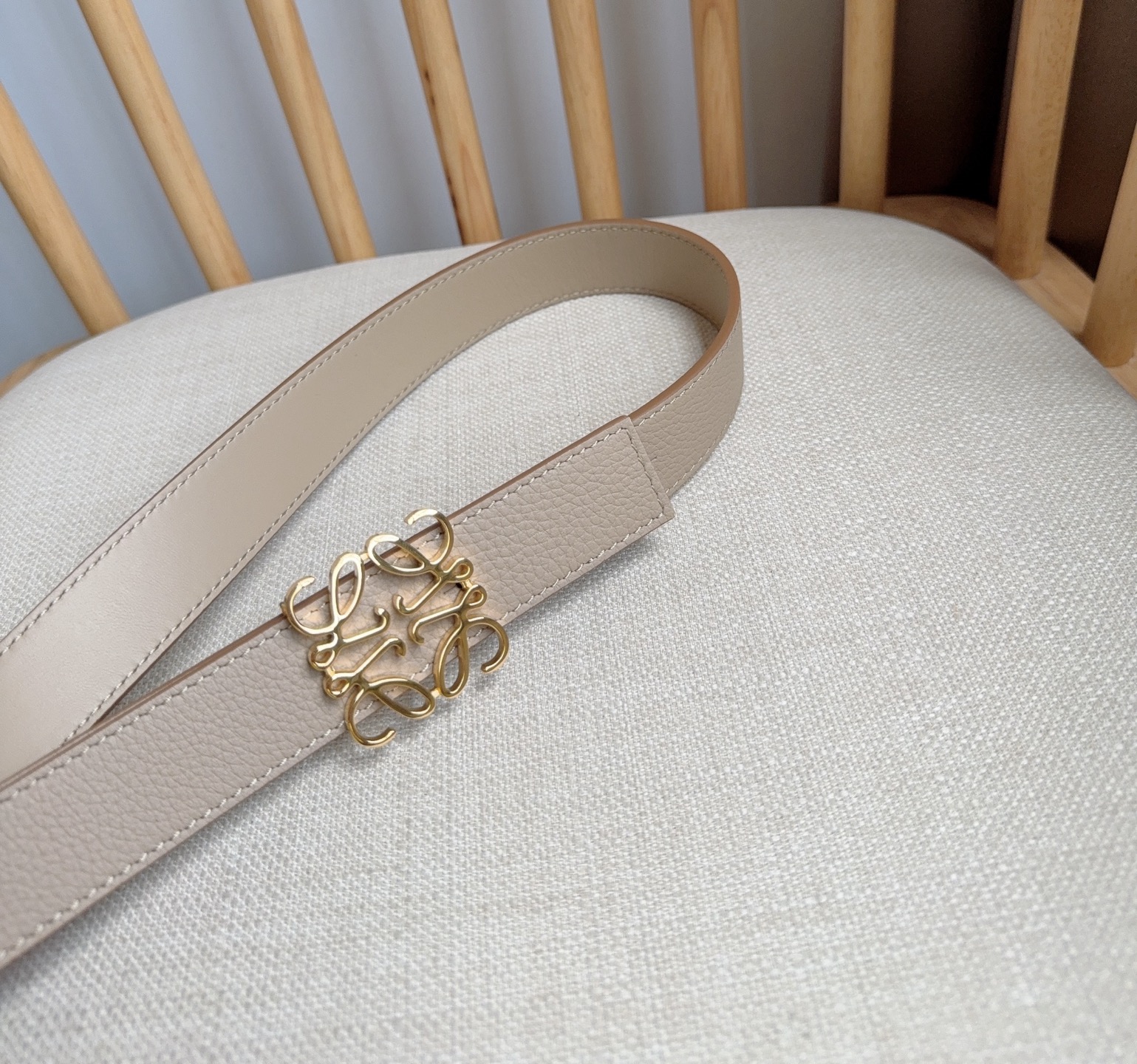 Loewe Female Pin Buckle Belt Cow Leather M-l