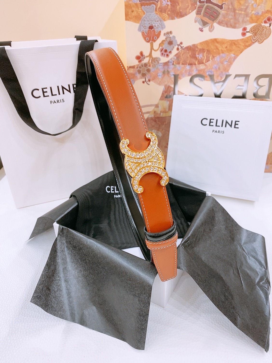 Female Leather Belt M