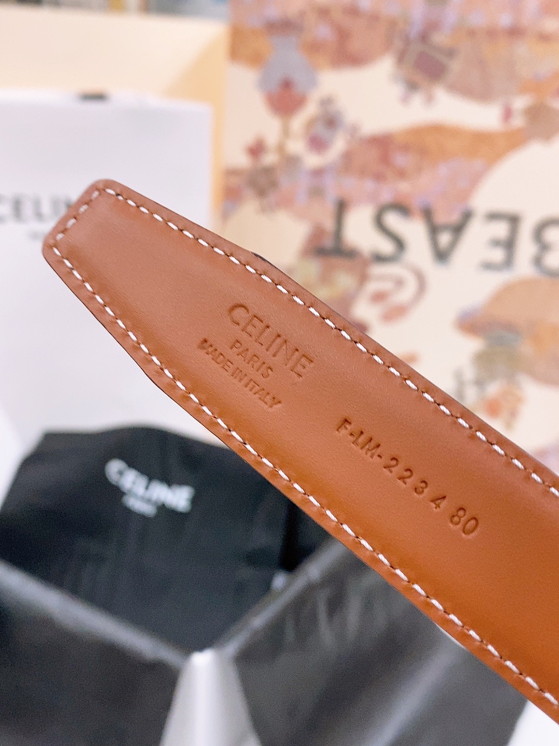 Female Leather Belt M