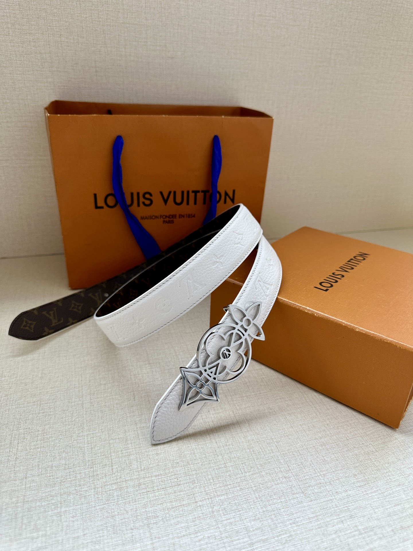 Louis Vuitton Female Basic Belt Canvas M-l