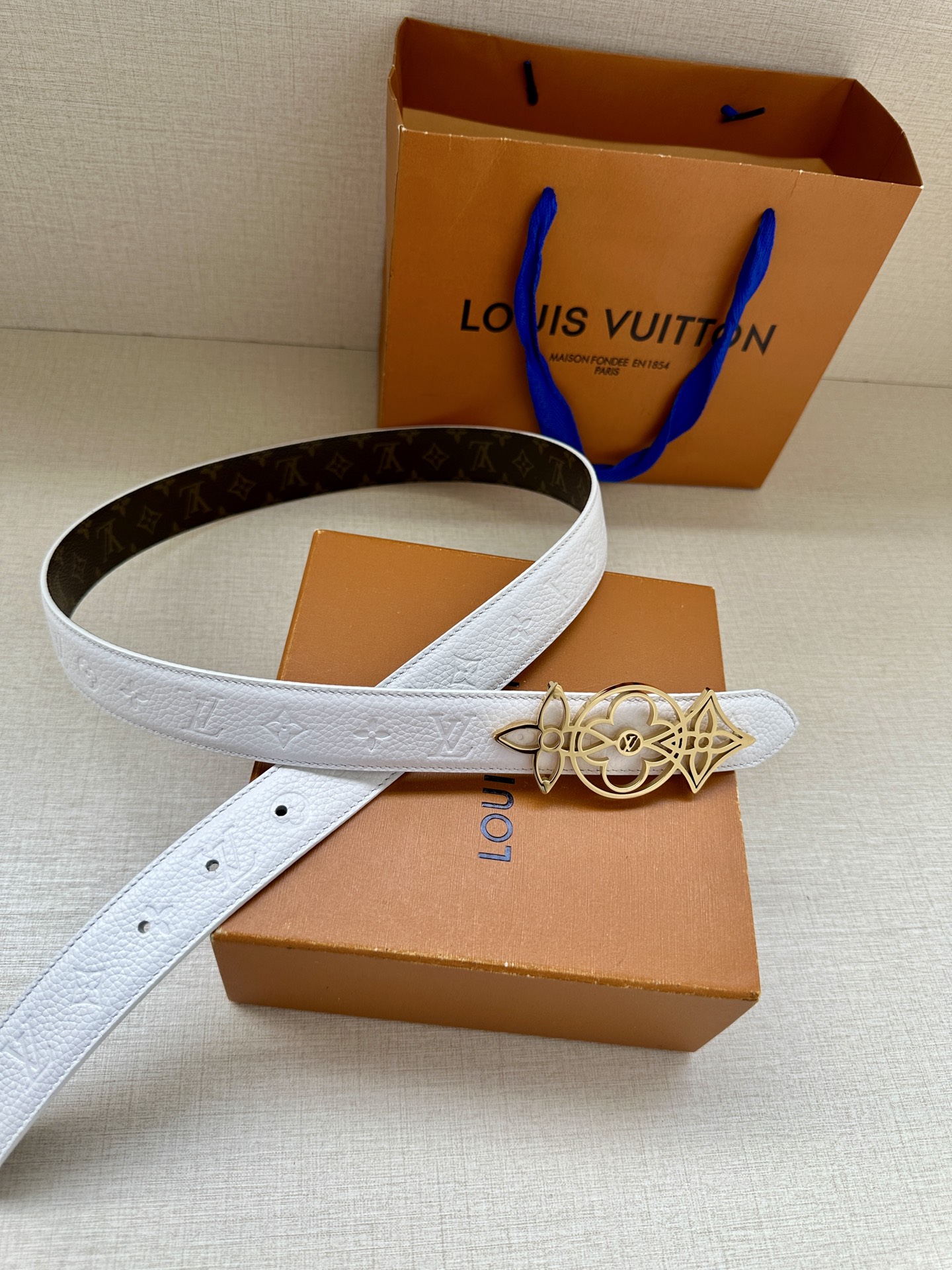 Louis Vuitton Female Basic Belt Canvas M-l