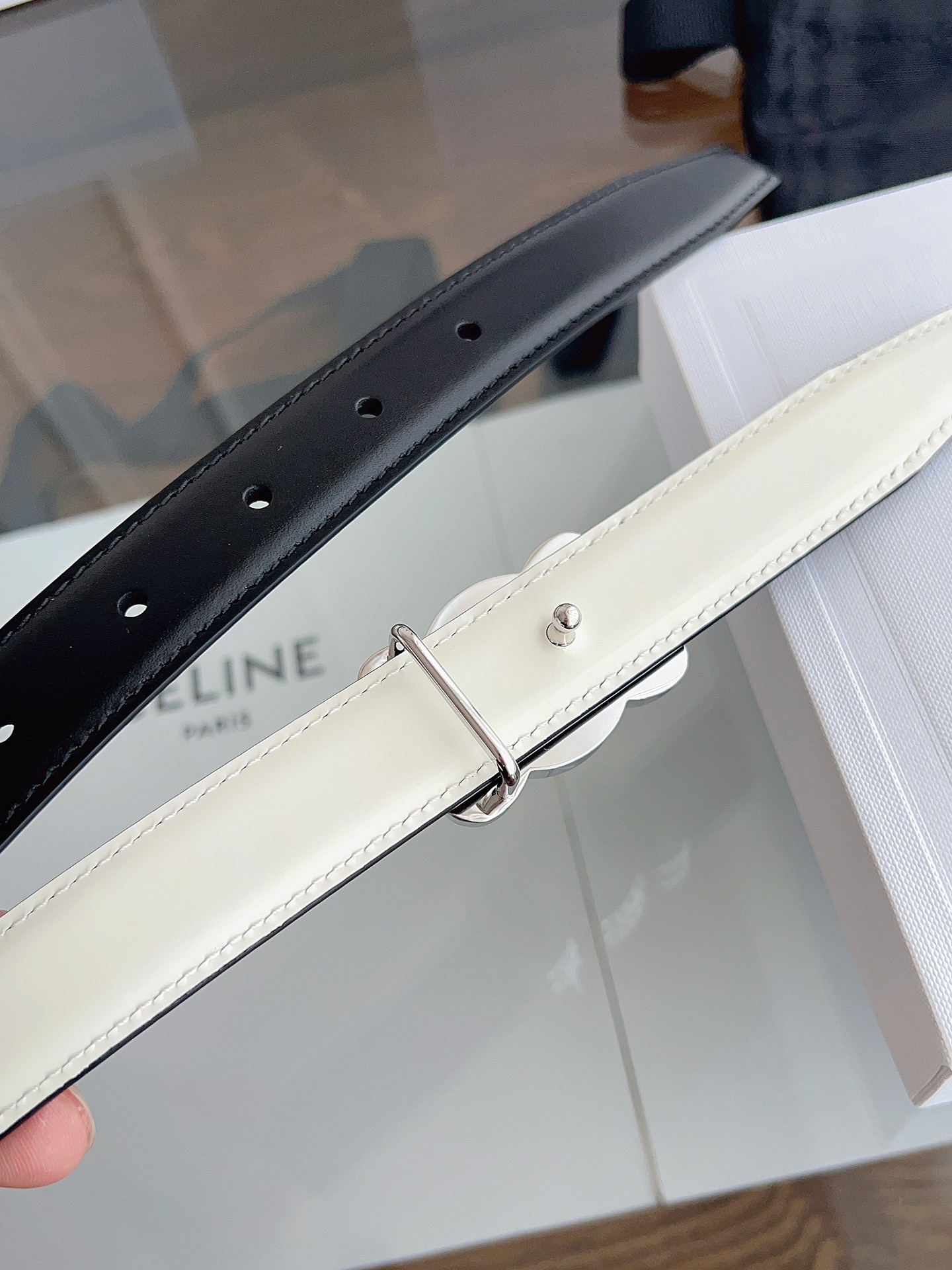 Celine Female Basic Belt Gold M-l