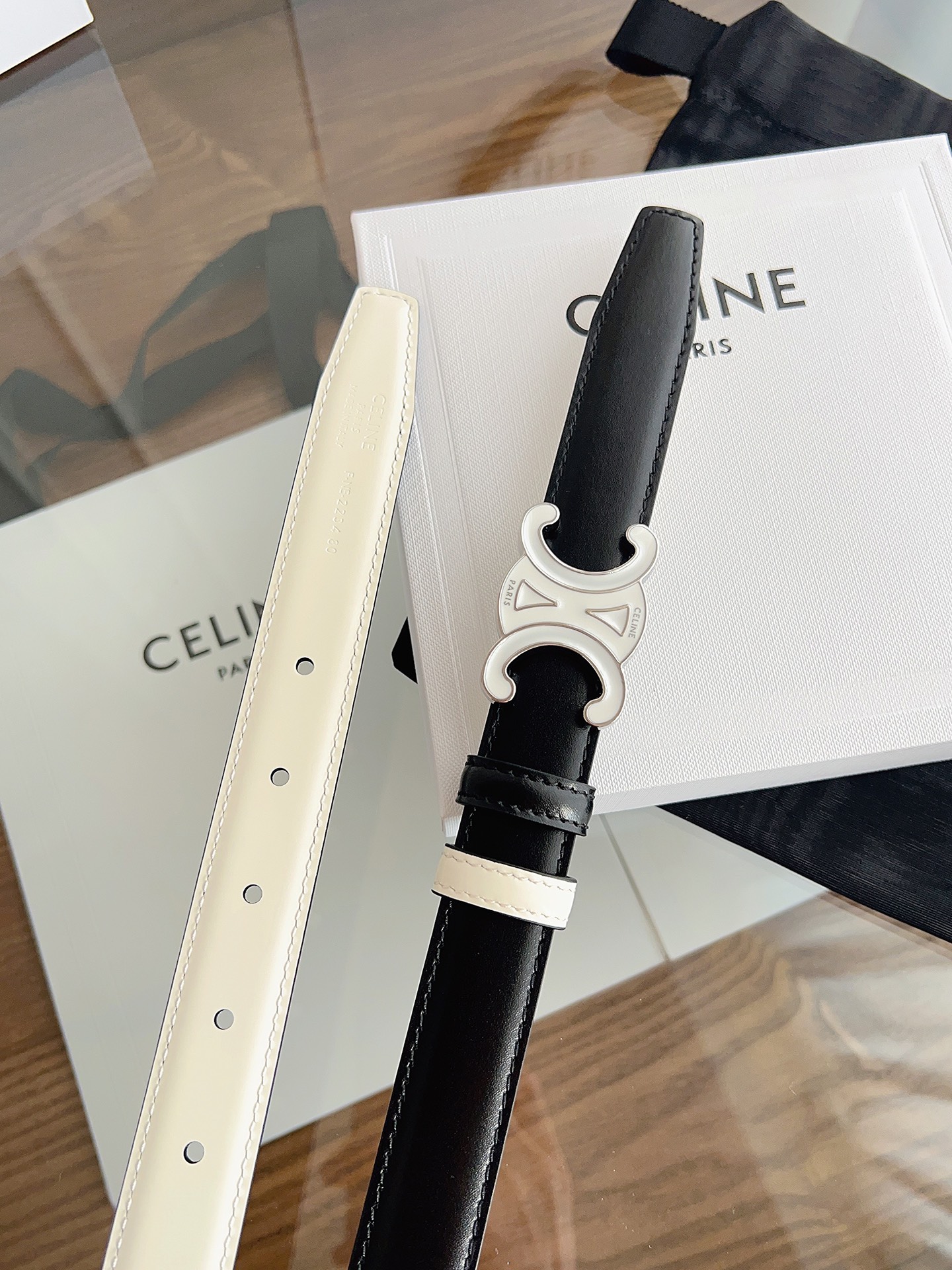 Celine Female Basic Belt Gold M-l