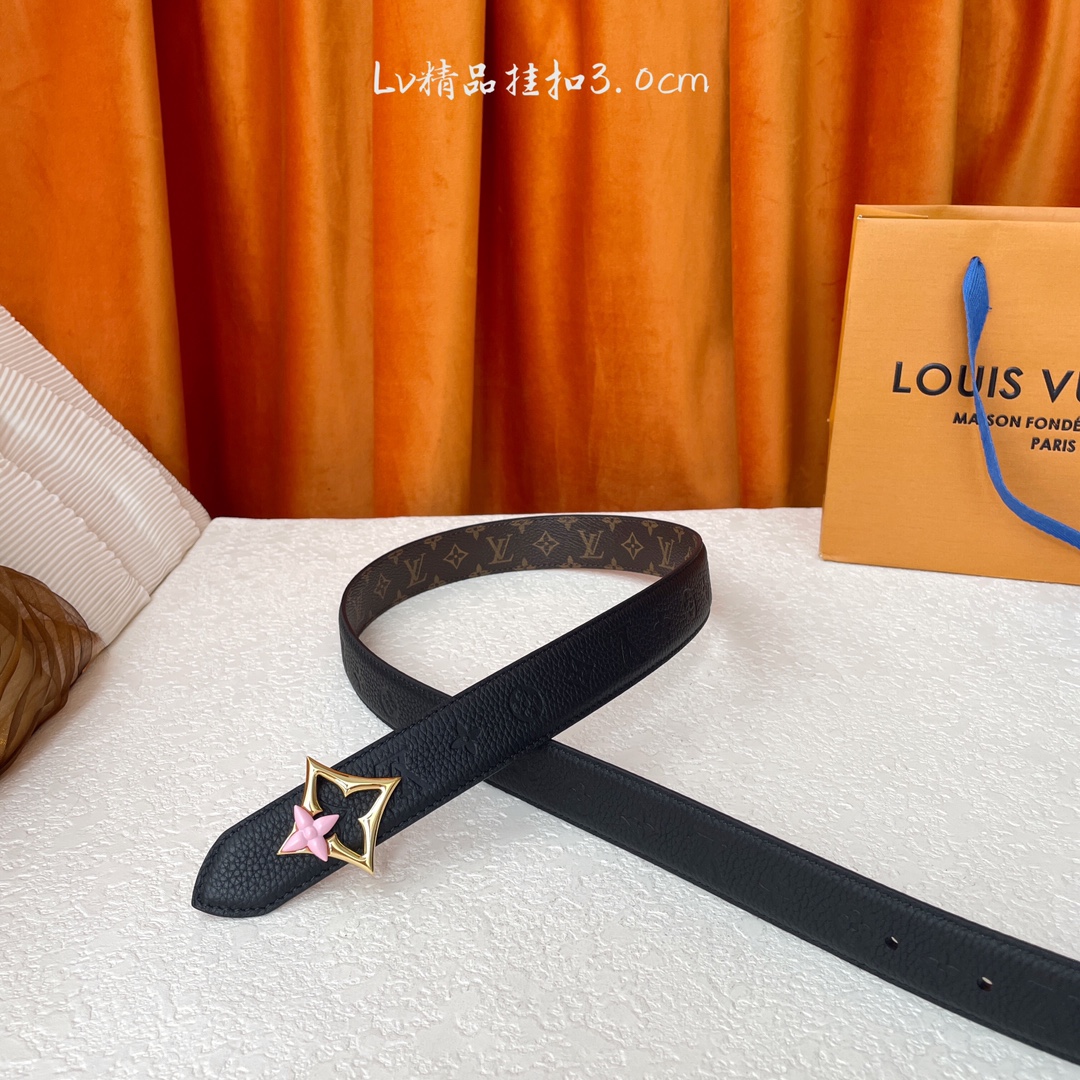 Louis Vuitton Female Basic Belt Coffee S-m-l