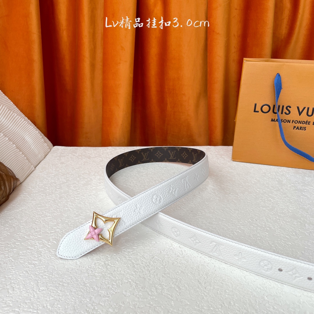 Louis Vuitton Female Basic Belt Coffee S-m-l