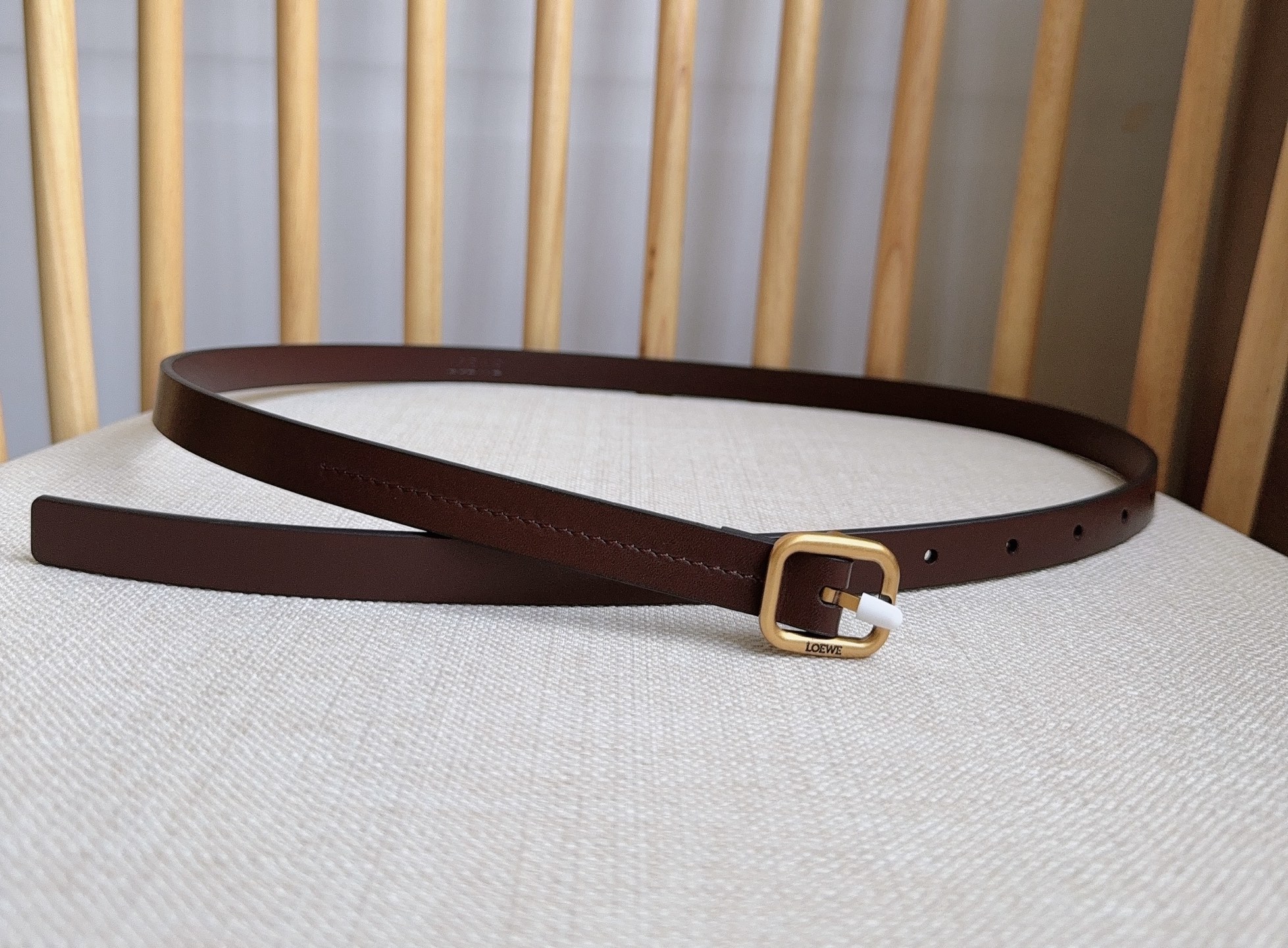 Loewe Female Pin Buckle Belt Cow Leather 14515-l