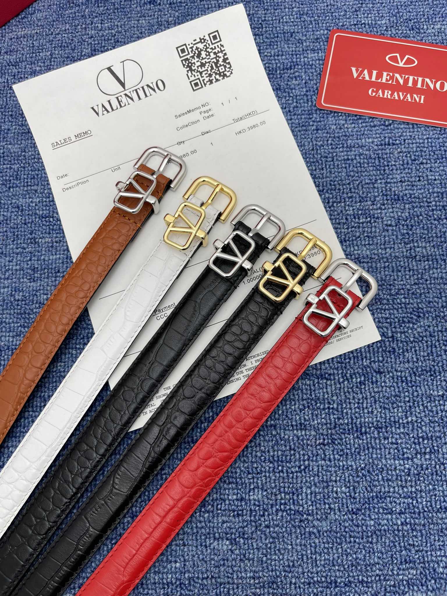 Female Leather Belt Top Grain Leather 20mm-14515