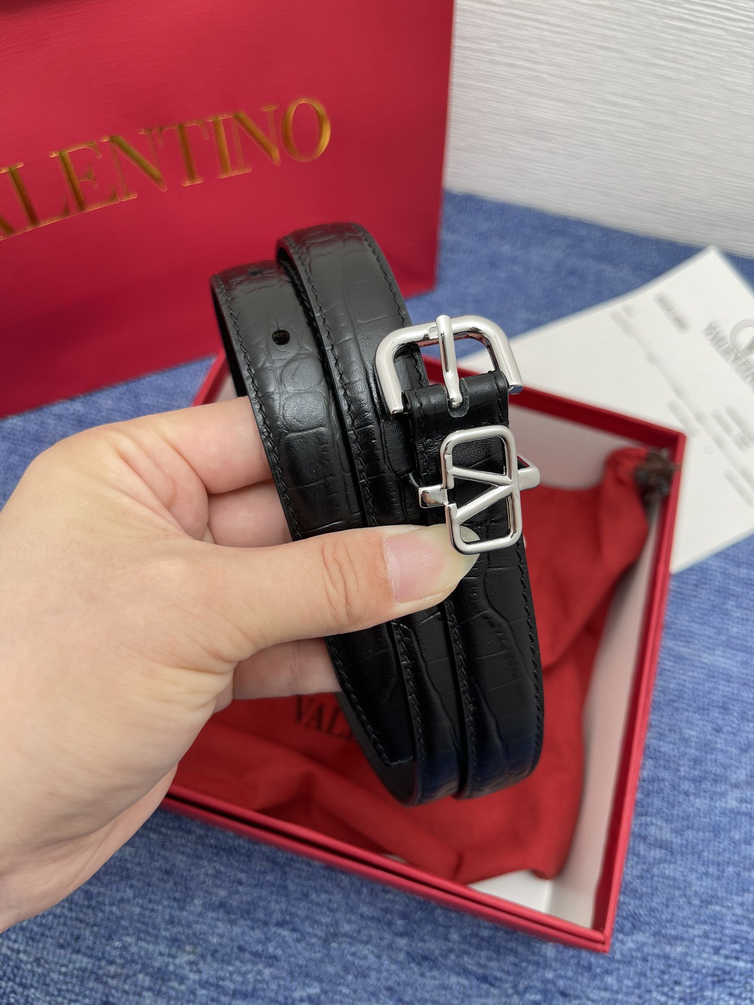 Female Leather Belt Top Grain Leather 20mm-14515