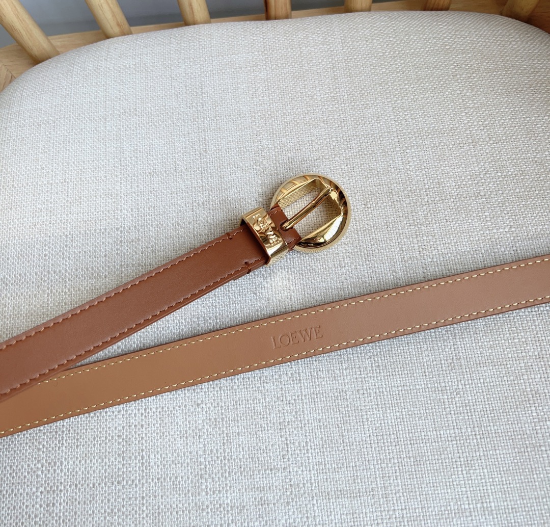 Loewe Female Pin Buckle Belt Cow Leather M-l