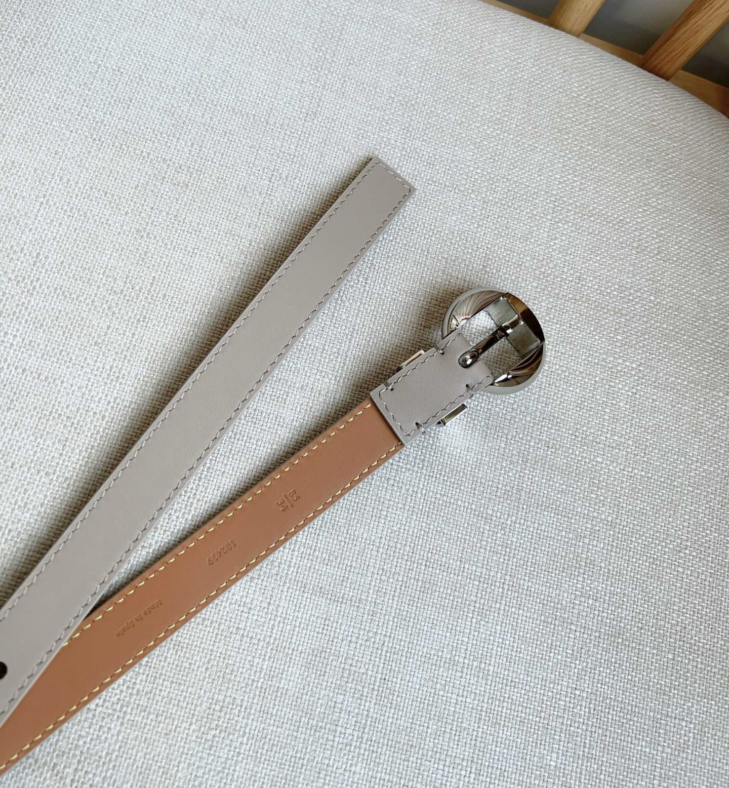 Loewe Female Pin Buckle Belt Cow Leather M-l