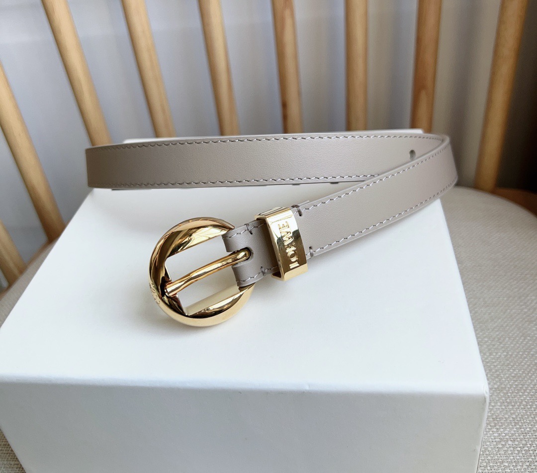 Loewe Female Pin Buckle Belt Cow Leather M-l