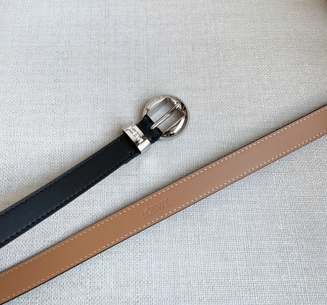 Loewe Female Pin Buckle Belt Cow Leather M-l
