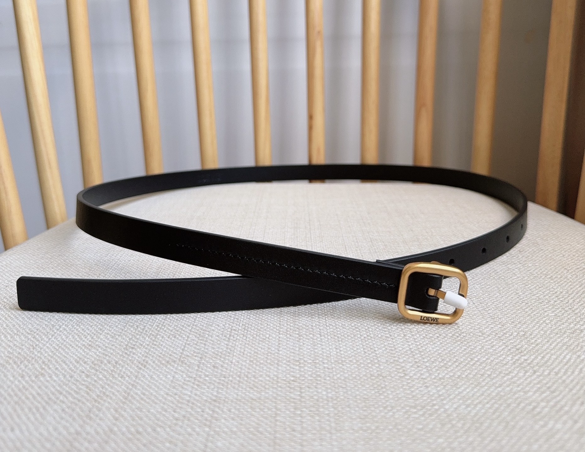 Loewe Female Pin Buckle Belt Cow Leather 14515-l