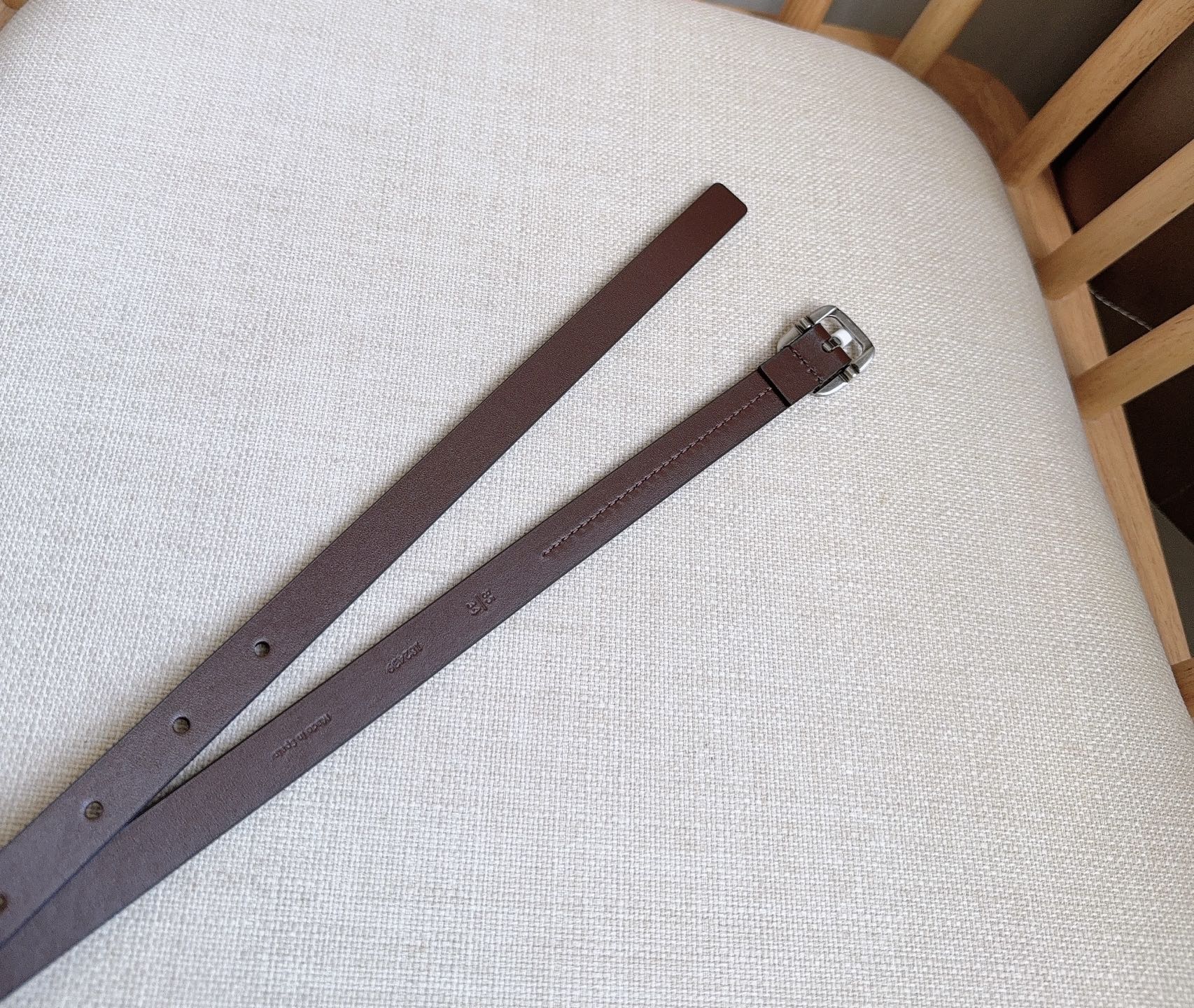 Loewe Female Pin Buckle Belt Cow Leather 14515-l