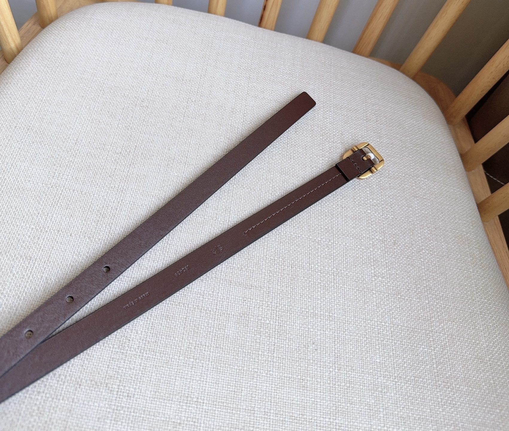 Loewe Female Pin Buckle Belt Cow Leather L