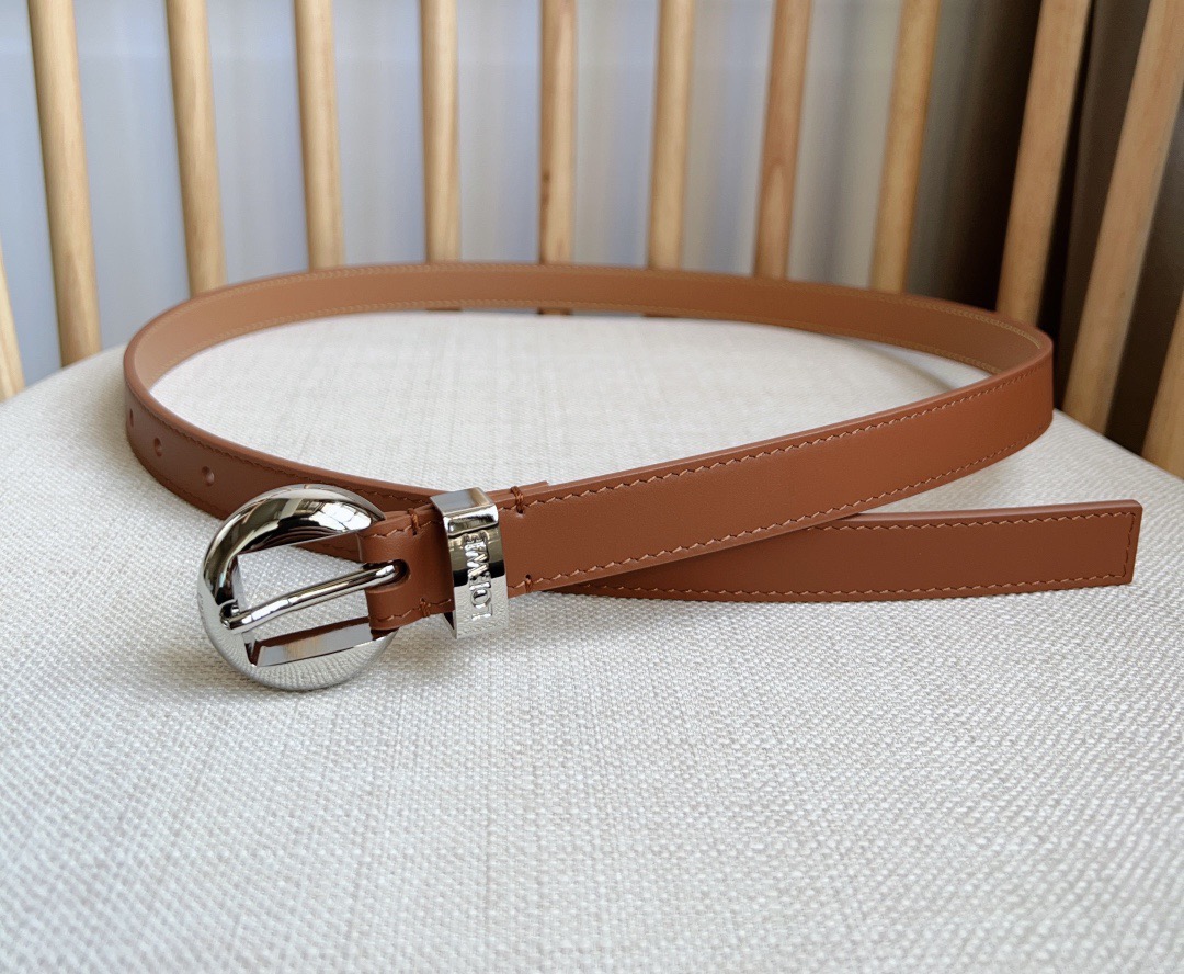 Loewe Female Pin Buckle Belt Cow Leather M-l