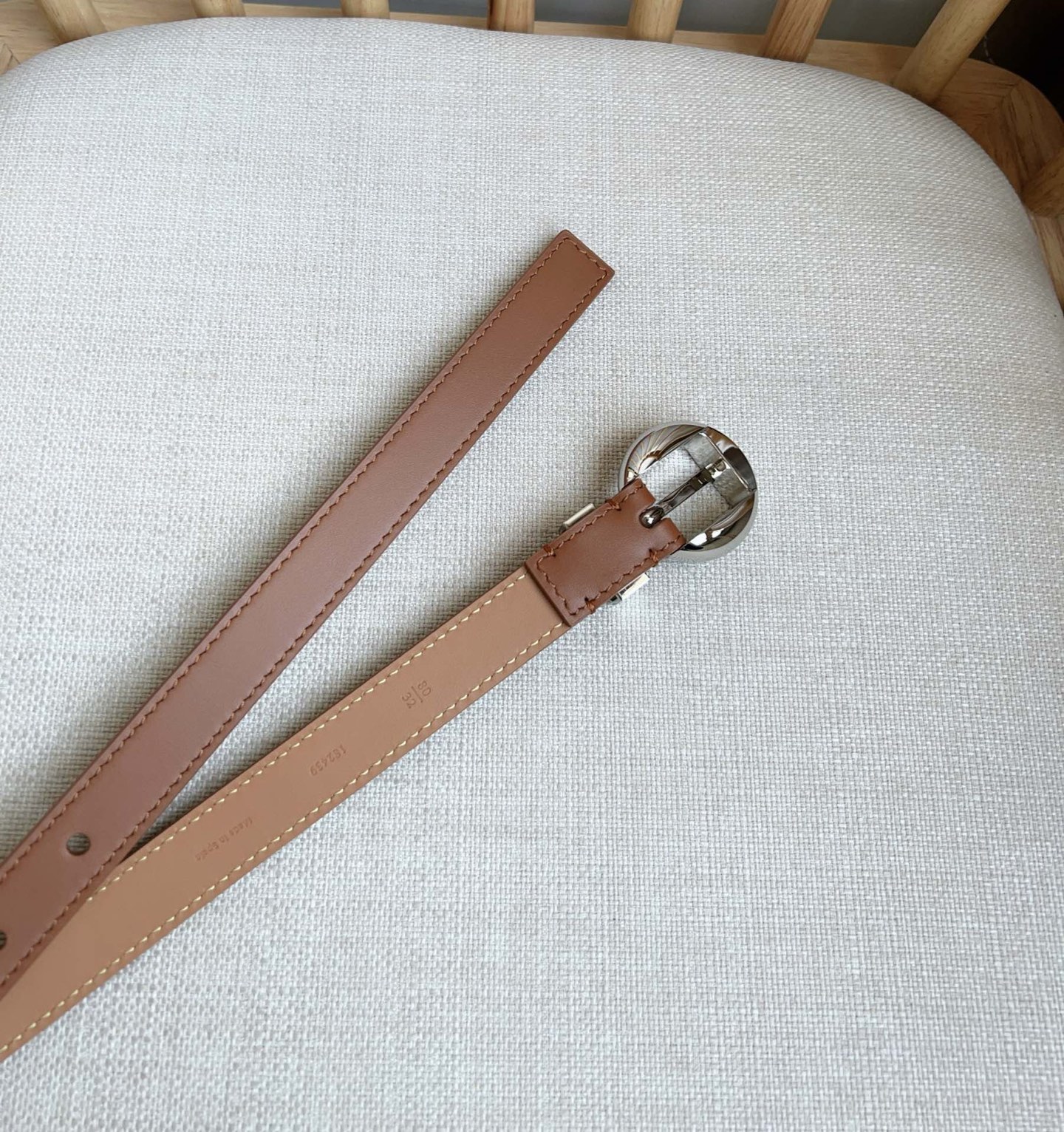 Loewe Female Pin Buckle Belt Cow Leather M-l