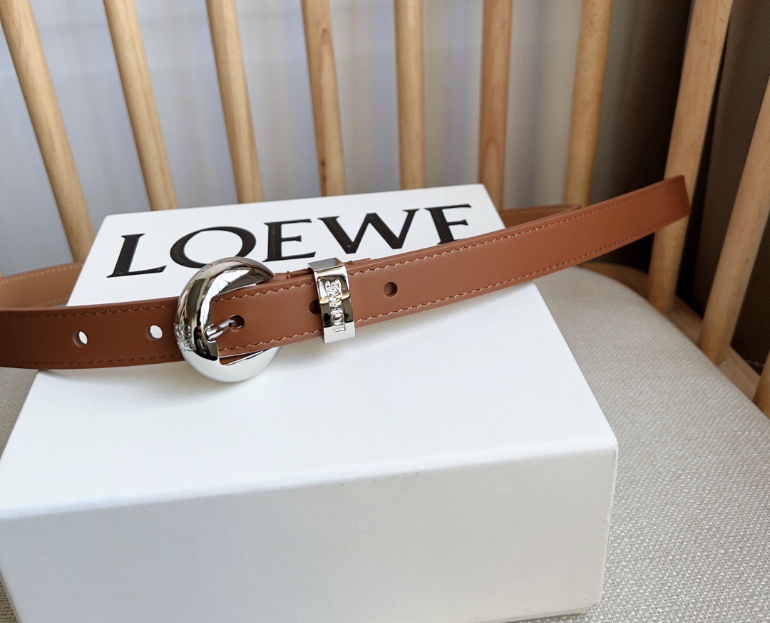 Loewe Female Pin Buckle Belt Cow Leather M-l