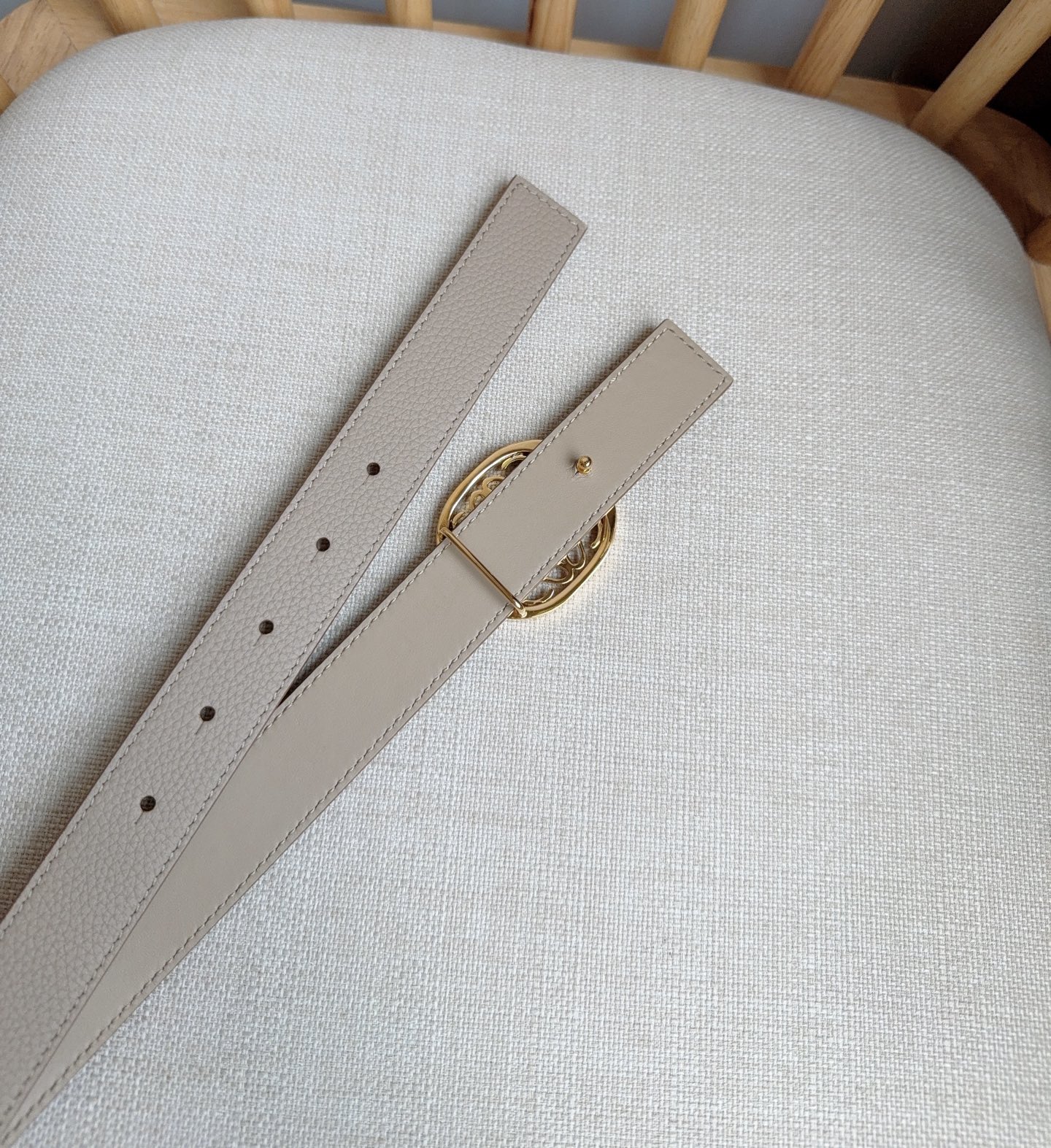Loewe Female Pin Buckle Belt Cow Leather M-l